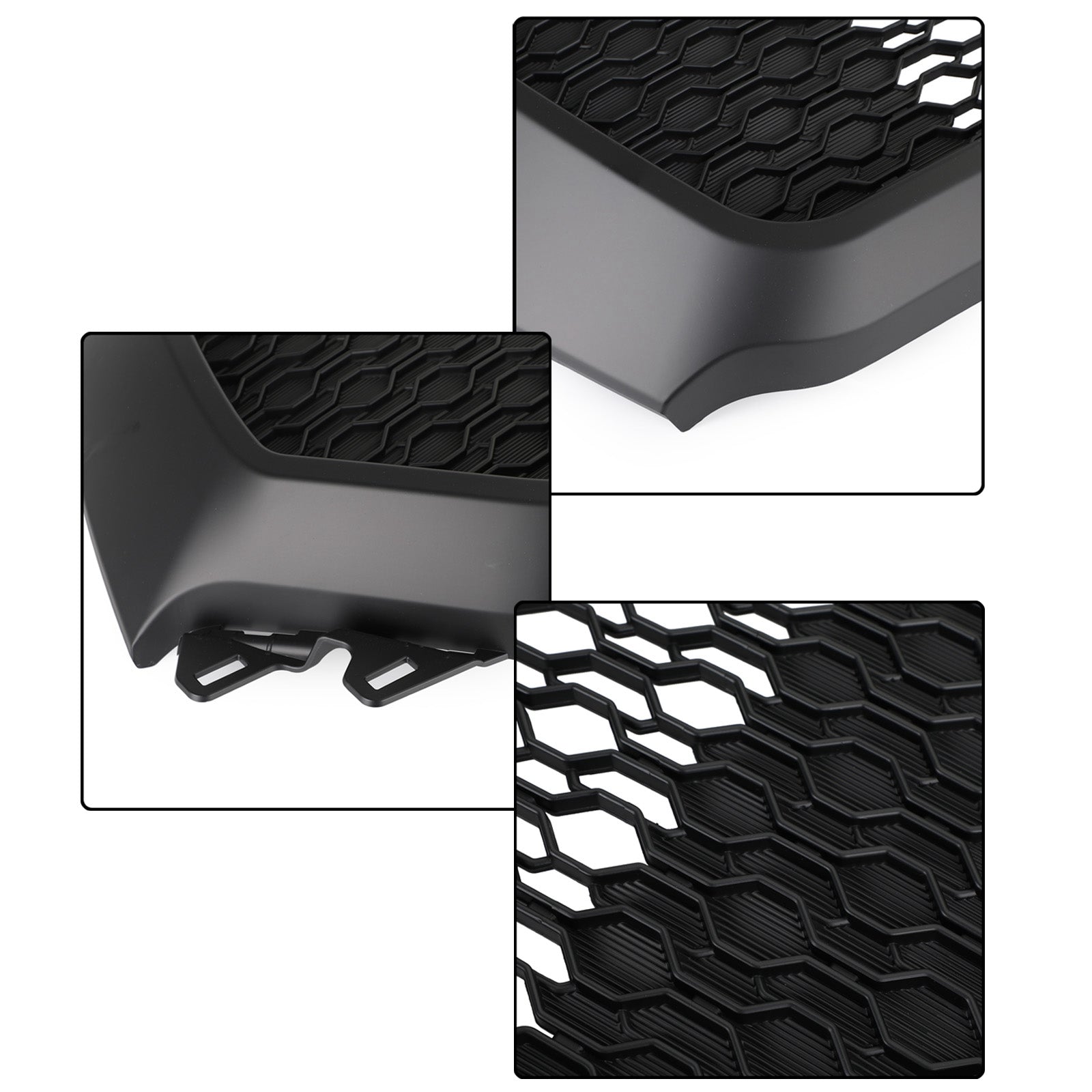 PALASER 2019-2024 Dodge Ram 1500 Trx Style LED Honeycomb Front Upper Hood Grille - Image 4
