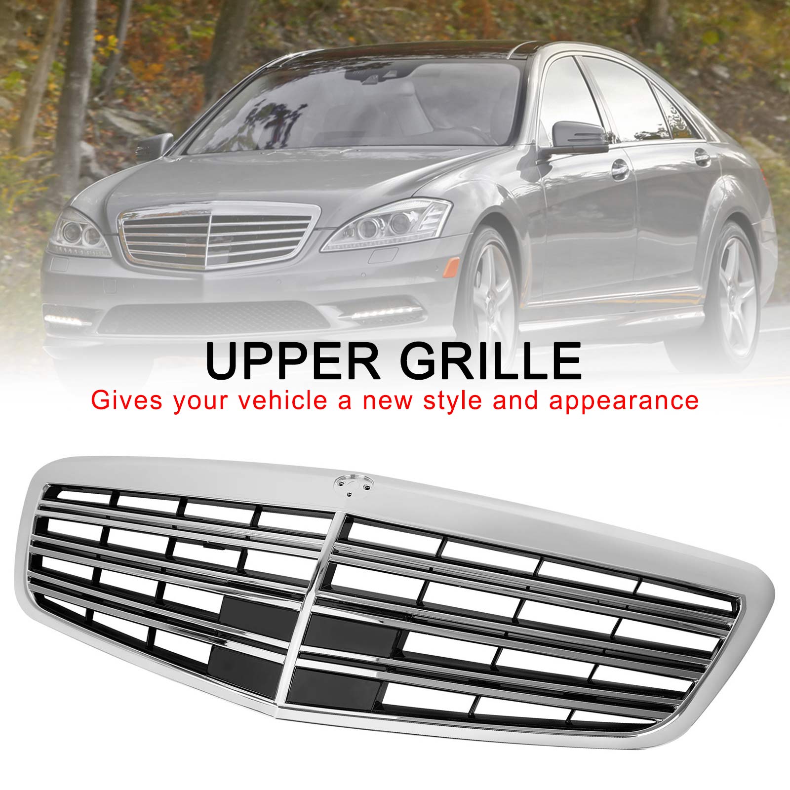 PALASER 10-13 Benz S-class W221 S400 S450 S550 S600 S65 S63 Front Grille Grill 22188000837712
