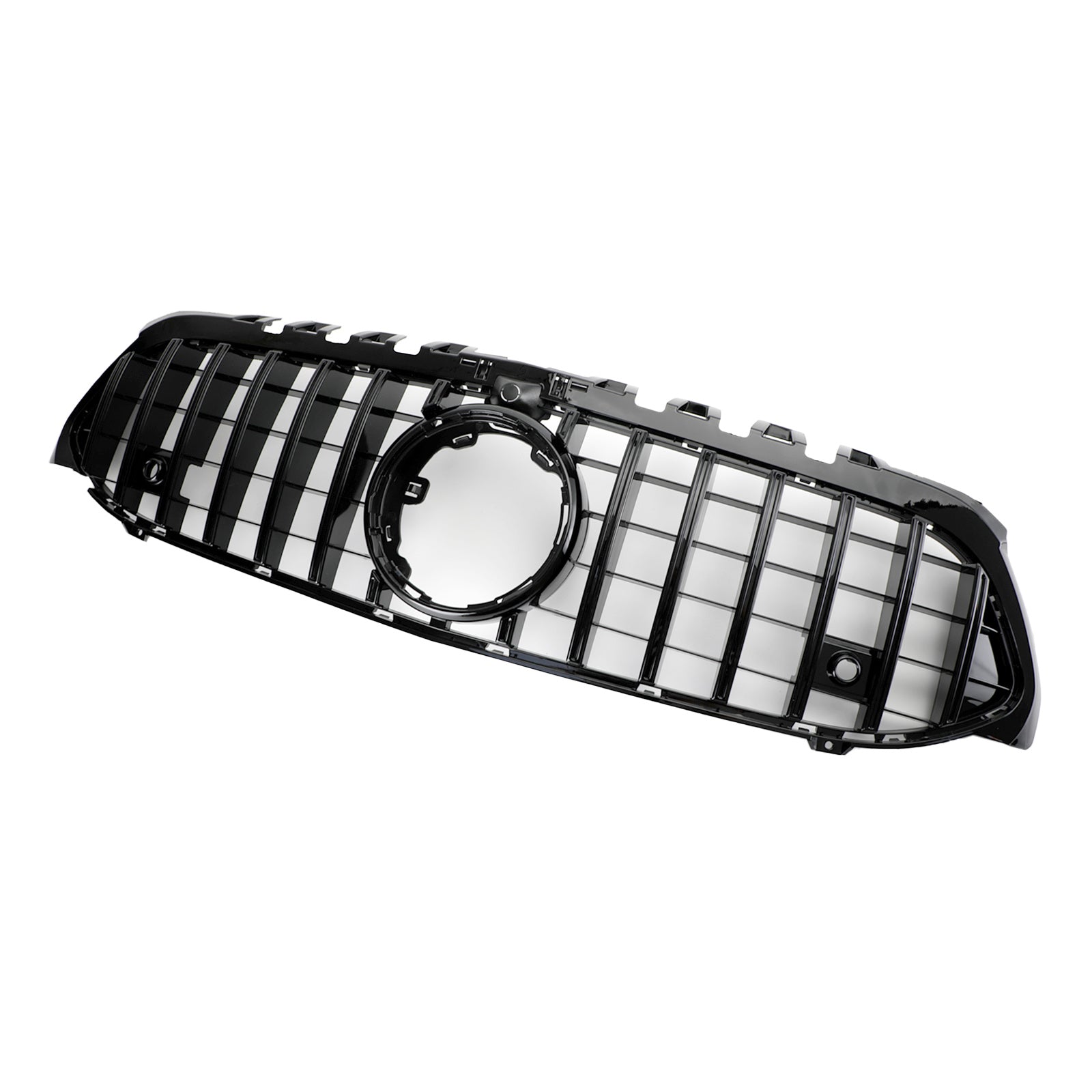 PALASER 2019-2021 Benz A-class W177 Gt Style Front Bumper Grille Black Grill - Image 3
