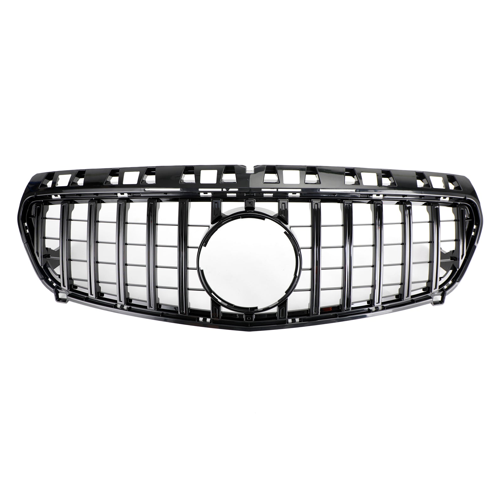 PALASER 2013-2015 Benz W176 A-class Front Bumper Grille Grill Gloss Black - Image 2