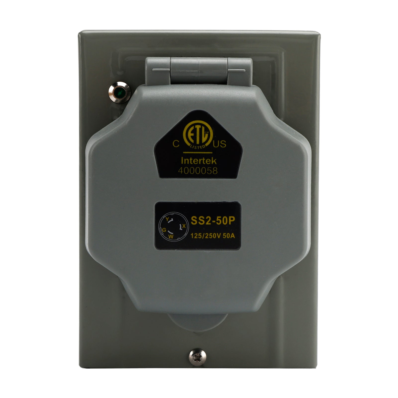 PALASER Rv 50 Amp Power Inlet Box Outdoor Receptacle 3 Prong Locking Plug With LED Light - Image 10