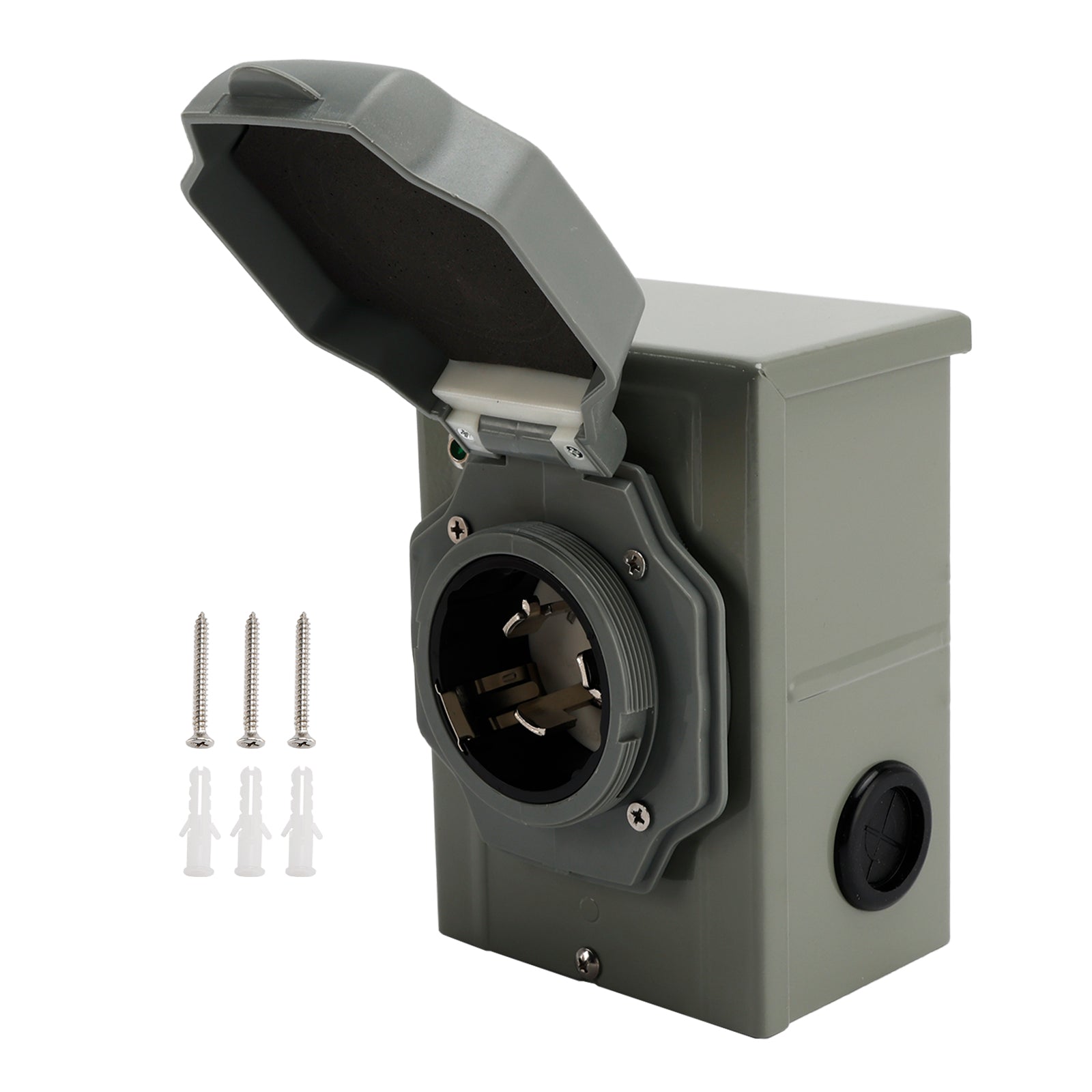 PALASER Rv 50 Amp Power Inlet Box Outdoor Receptacle 3 Prong Locking Plug With LED Light - Image 19