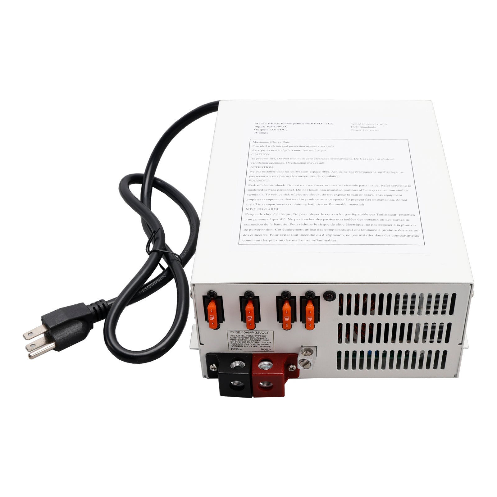 PALASER 55 Amp Rv Battery Charger Power Supply Replacement For PM3-55 WF9855 Converter - Image 4