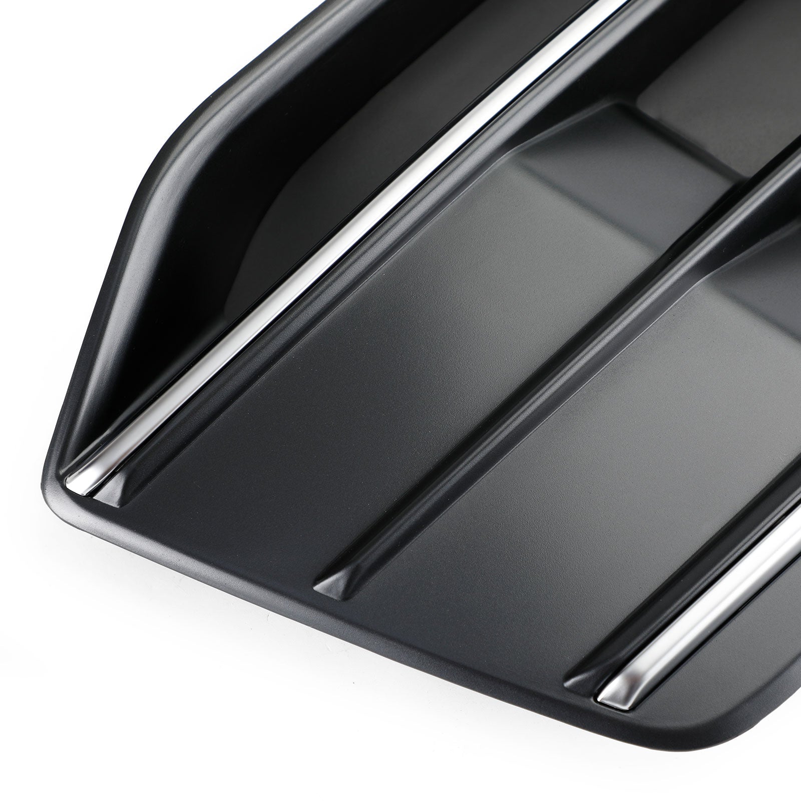 PALASER 2018-2022 Audi Q5 Standard Version 2PCS Black/chrome Front Bumper Cover Grille Bezel Insert - Image 10