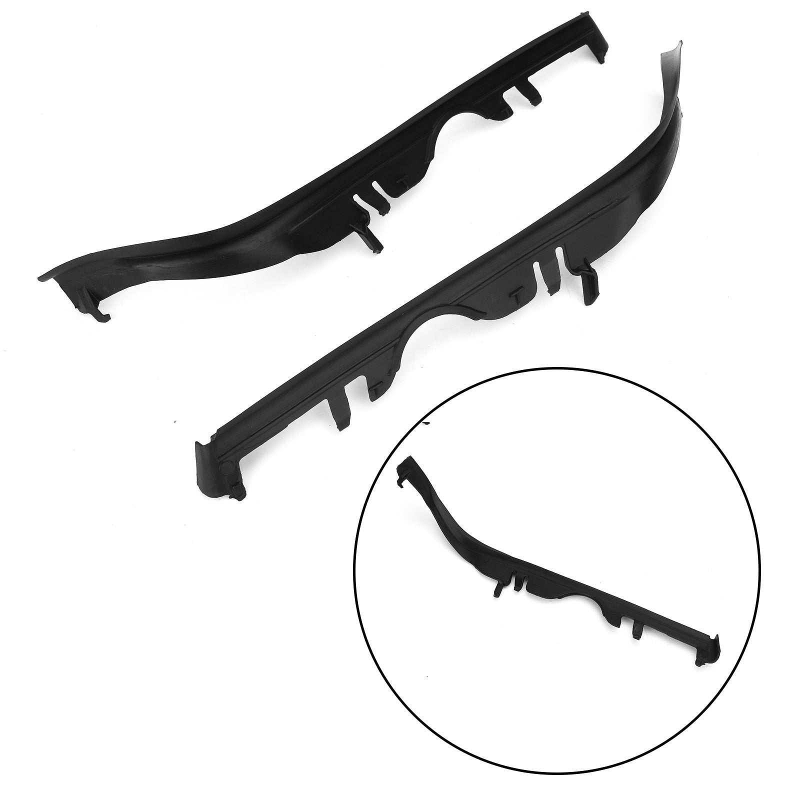 PALASER L+r Pair Upper Headlight Headlamp Gaskets Sealing Strip For BMW 5 E39 99-03 - Image 2