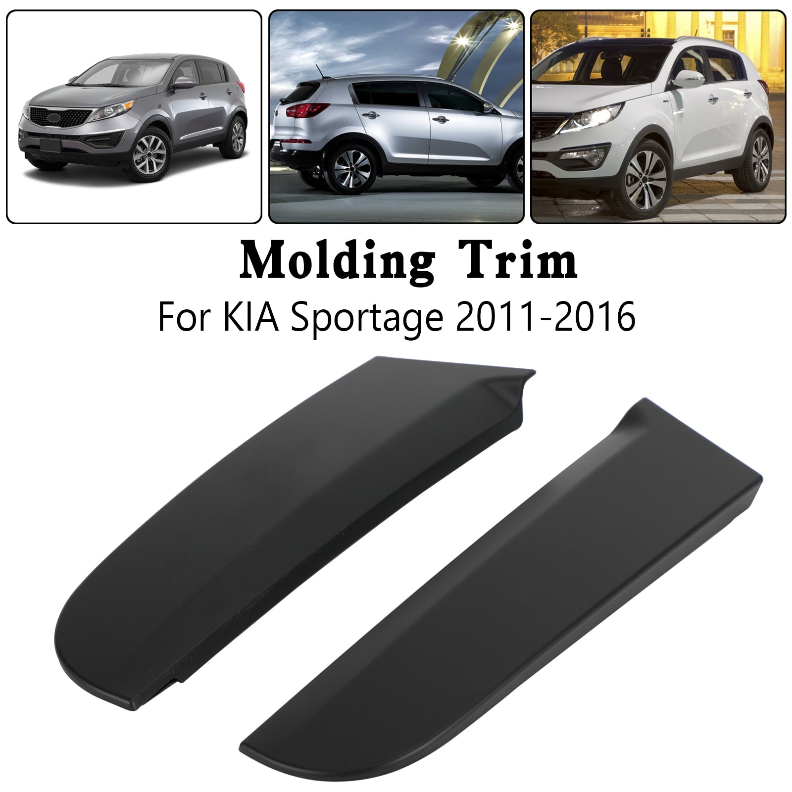 PALASER Kia Sportage 2011-2016 2x C Pillar Rear Door Garnish Cover Exterior Molding Trim 83270-3W000 - Image 4