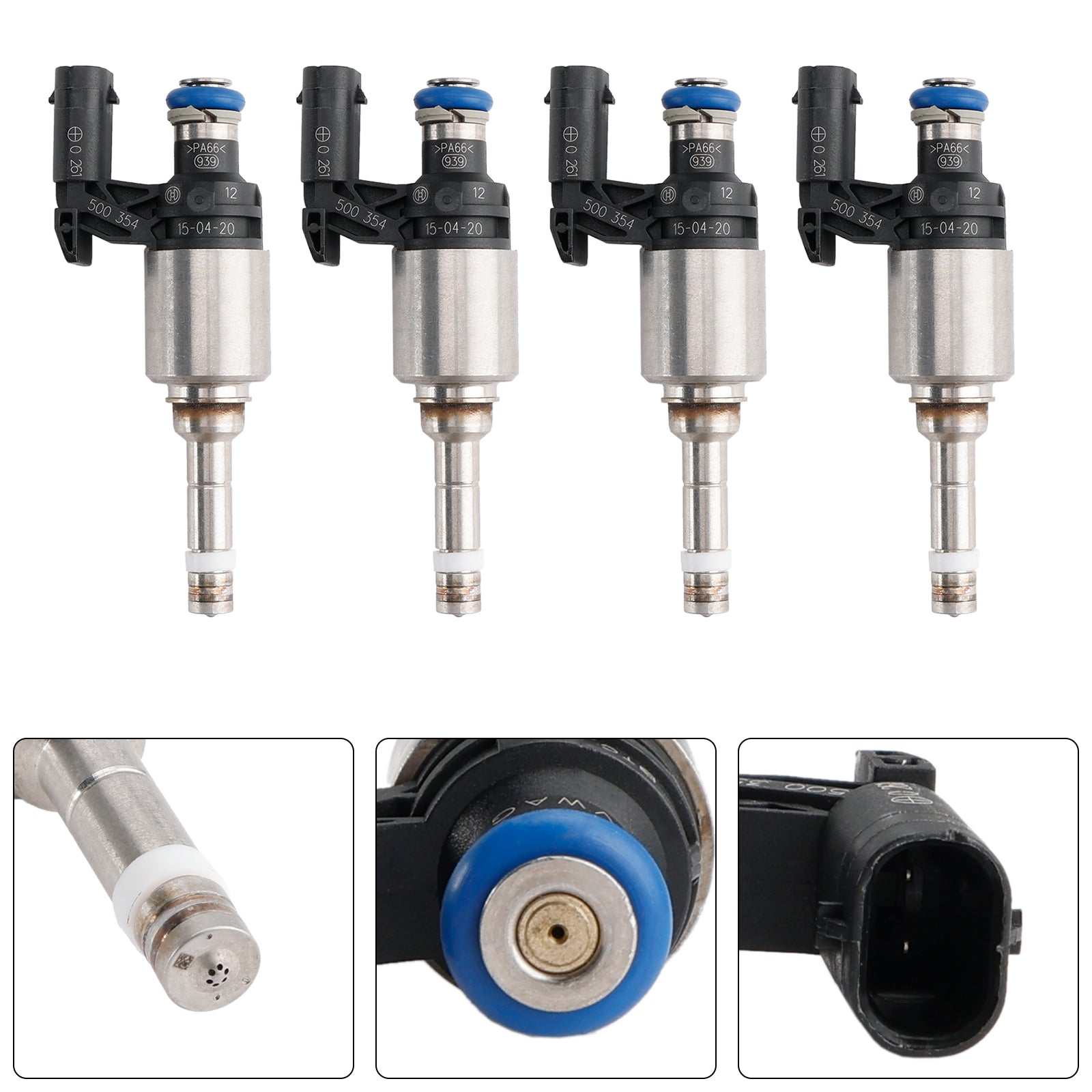 PALASER Audi A1 A3 A4 A5 Q2 4Pcs Fuel Injector 04E906036Q 0261500374 - Image 8