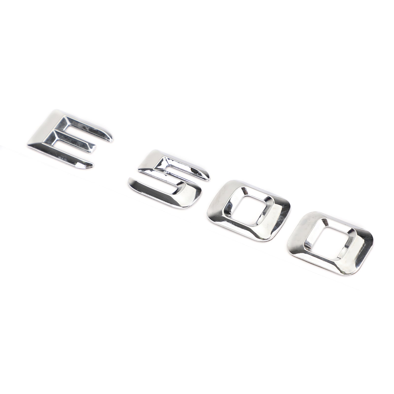 PALASER Mercedes E500 Chrome Rear Trunk Emblem Badge Nameplate Decal Letters Numbers - Image 5