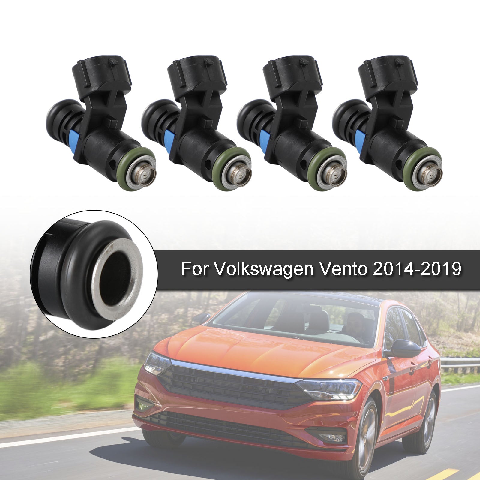 PALASER 4PCS Fuel Injectors 03C906031A 04E906031F Fit Vw Vento 2014-2019 Fit Passat 2008-2010 - Image 3
