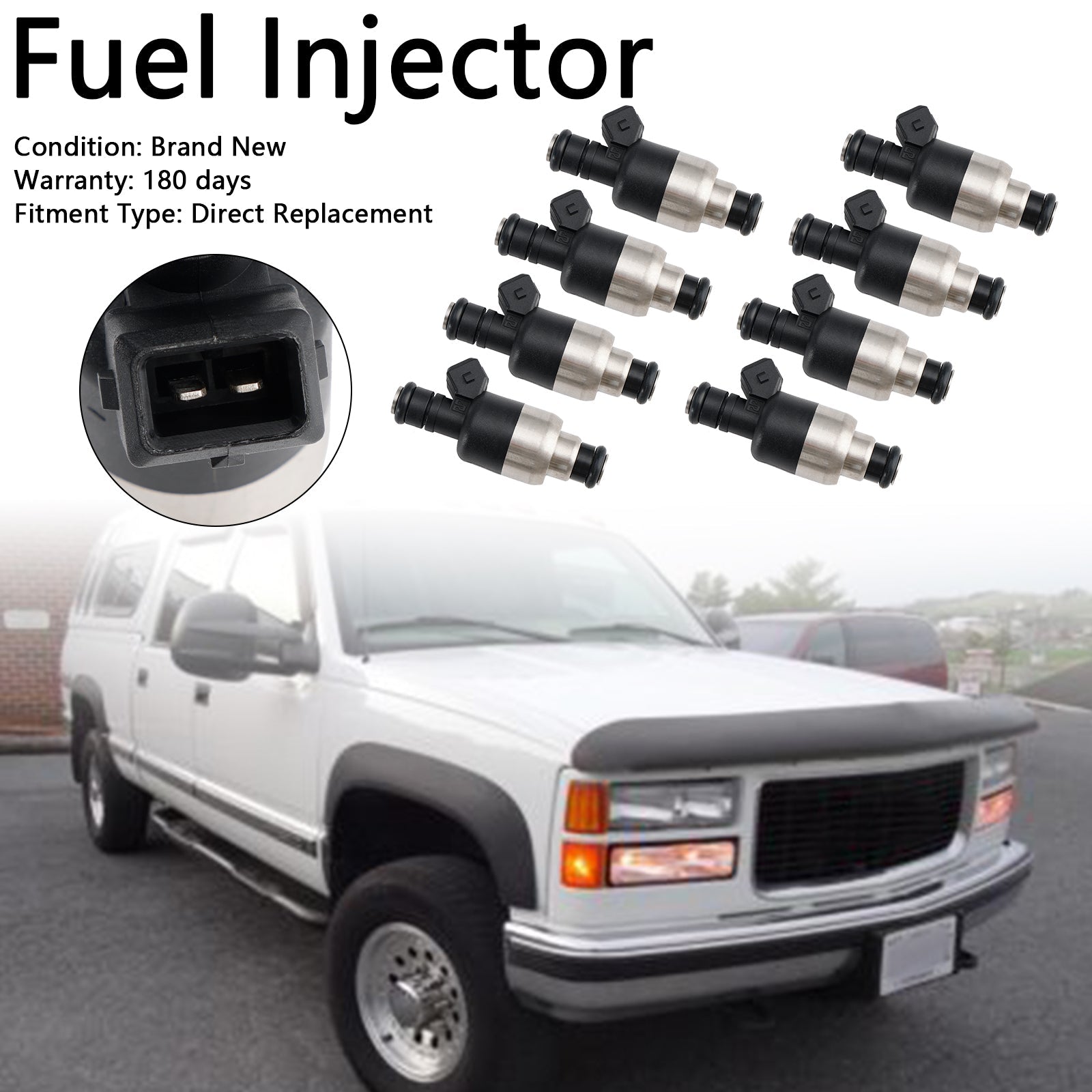 PALASER 1996-1999 Chevrolet P30 GMC P3500 8Pcs Fuel Injector 17109596 83211150 - Image 6