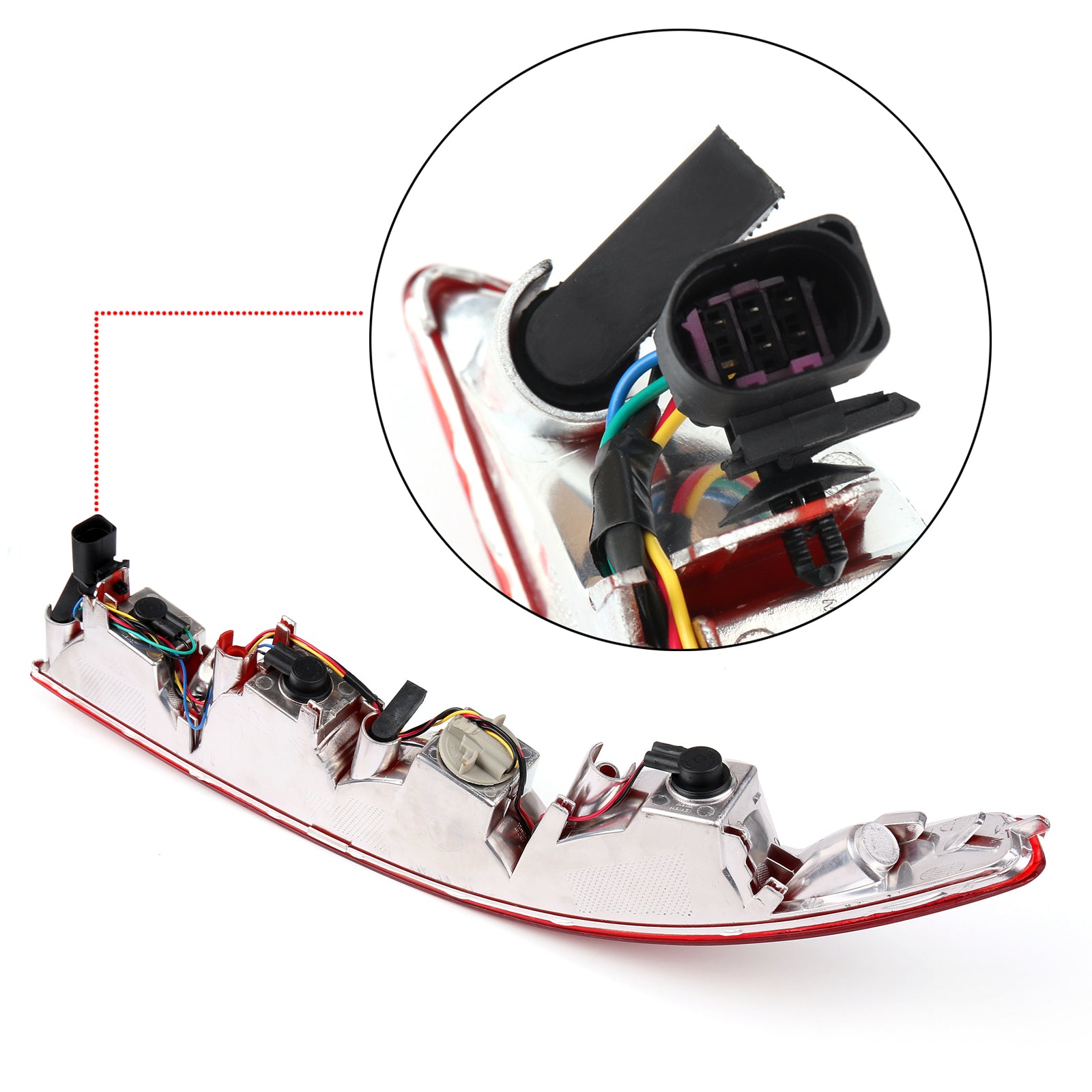 PALASER 2009-2015 Audi Q5 L/r Rear Lower Tail Light Reverse Lamp Bumper Light - Image 12