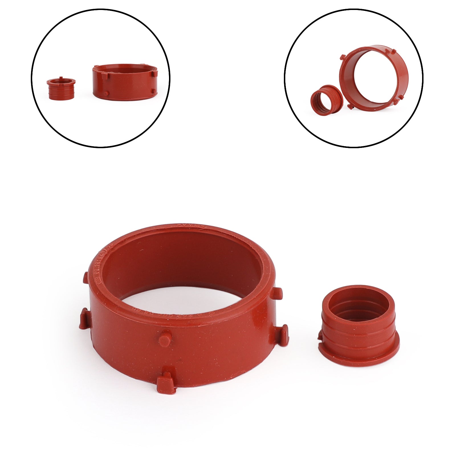 PALASER 2PCS Air Duct Seal To Turbocharger 6420940480 6420940580 Fit Mercedes - Image 3