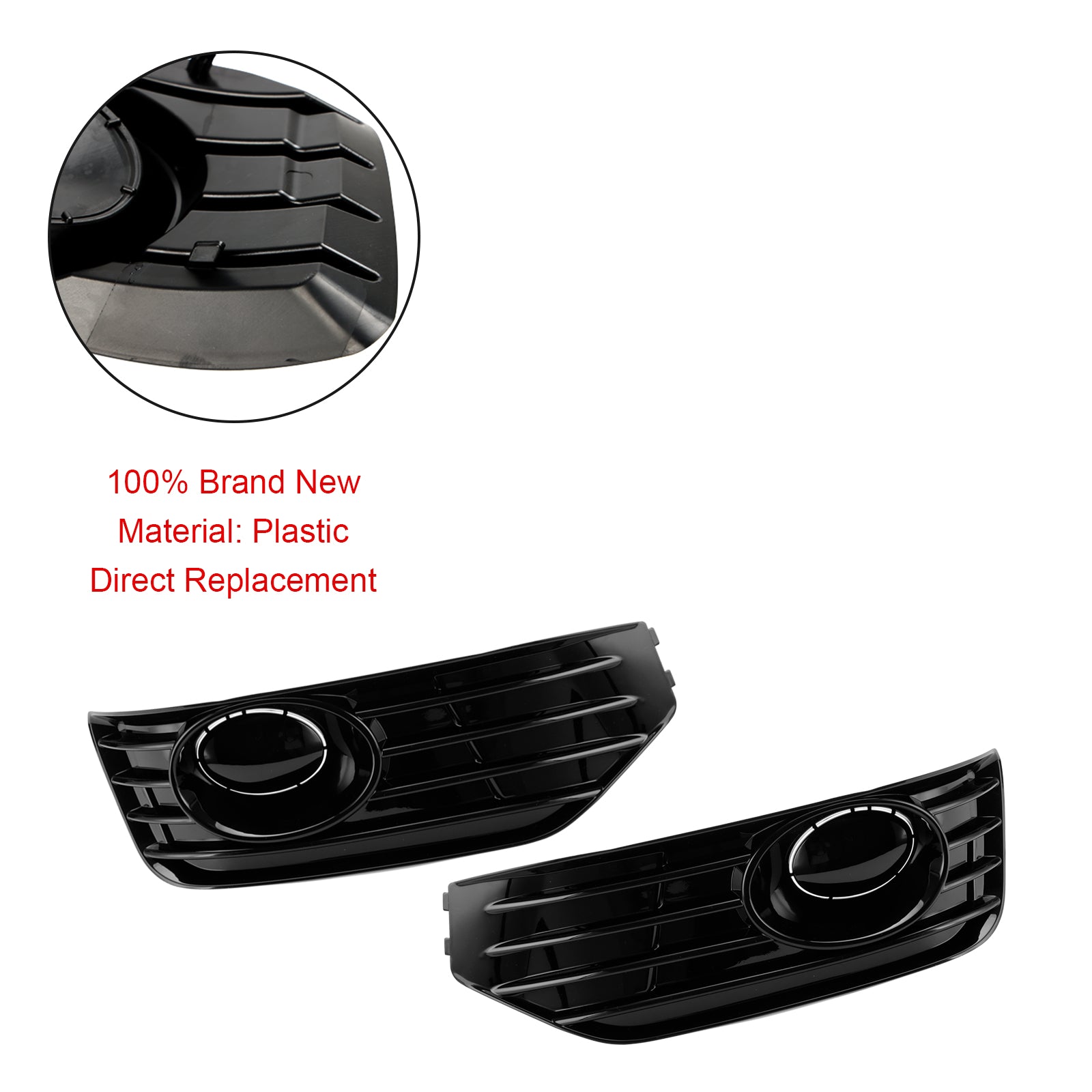 PALASER 2010-2015 Vw Transporter Caravelle T5 T5.1 S-line Fog Lamp Light Cover Insert S-line Grill - Image 8