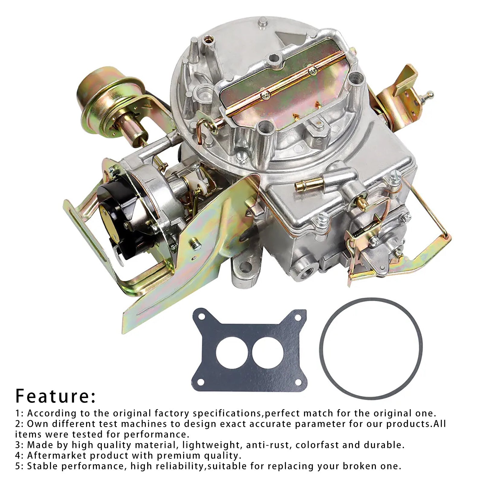 PALASER 1968-1973 Ford Mustang Engine 289 302 351 Cu 2 Barrel Carburetor Carb 2100A800 - Image 3