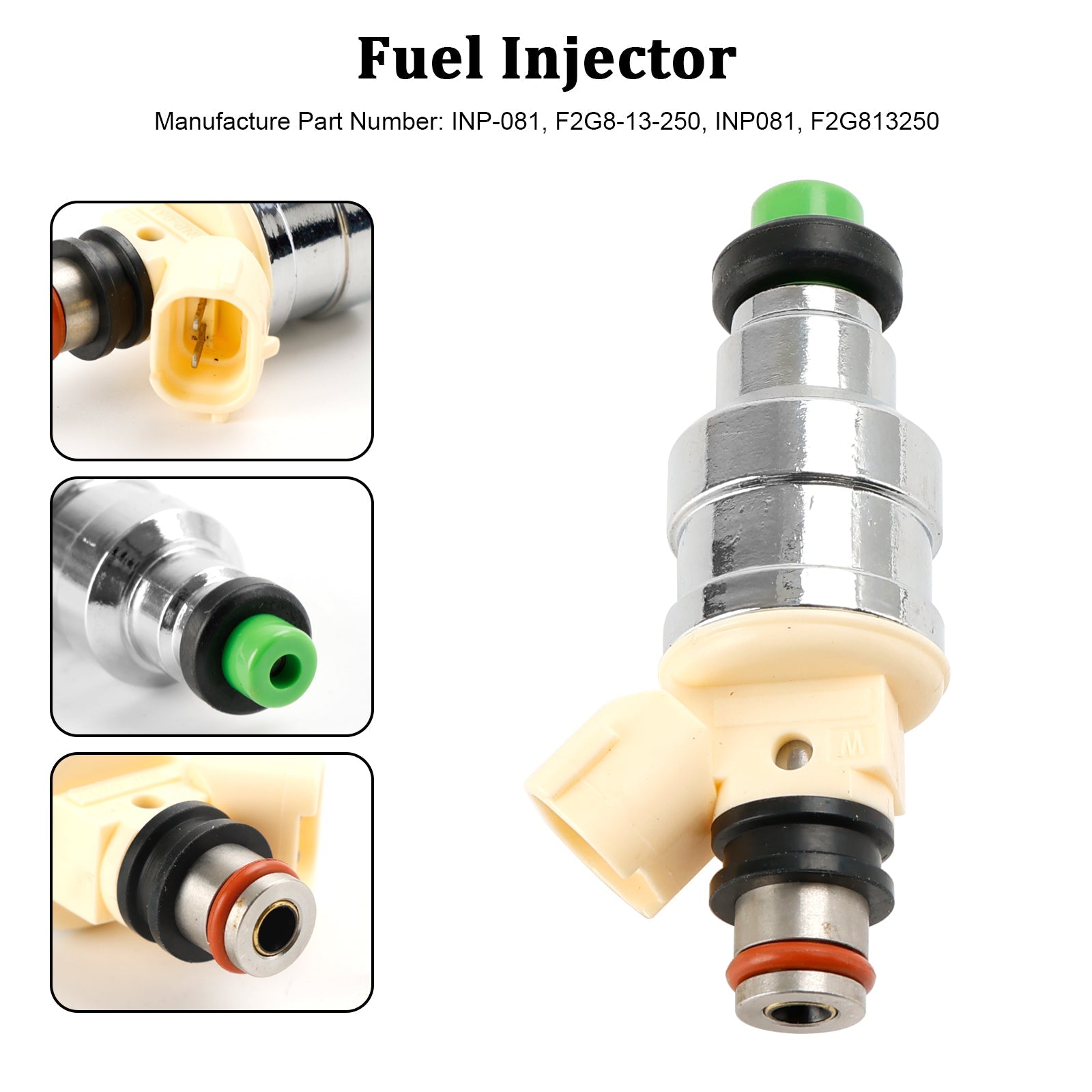 PALASER 1990-1993 Mazda B2200 2.2L Fuel Injector INP-081 F2G8-13-250 INP081 F2G813250 - Image 3
