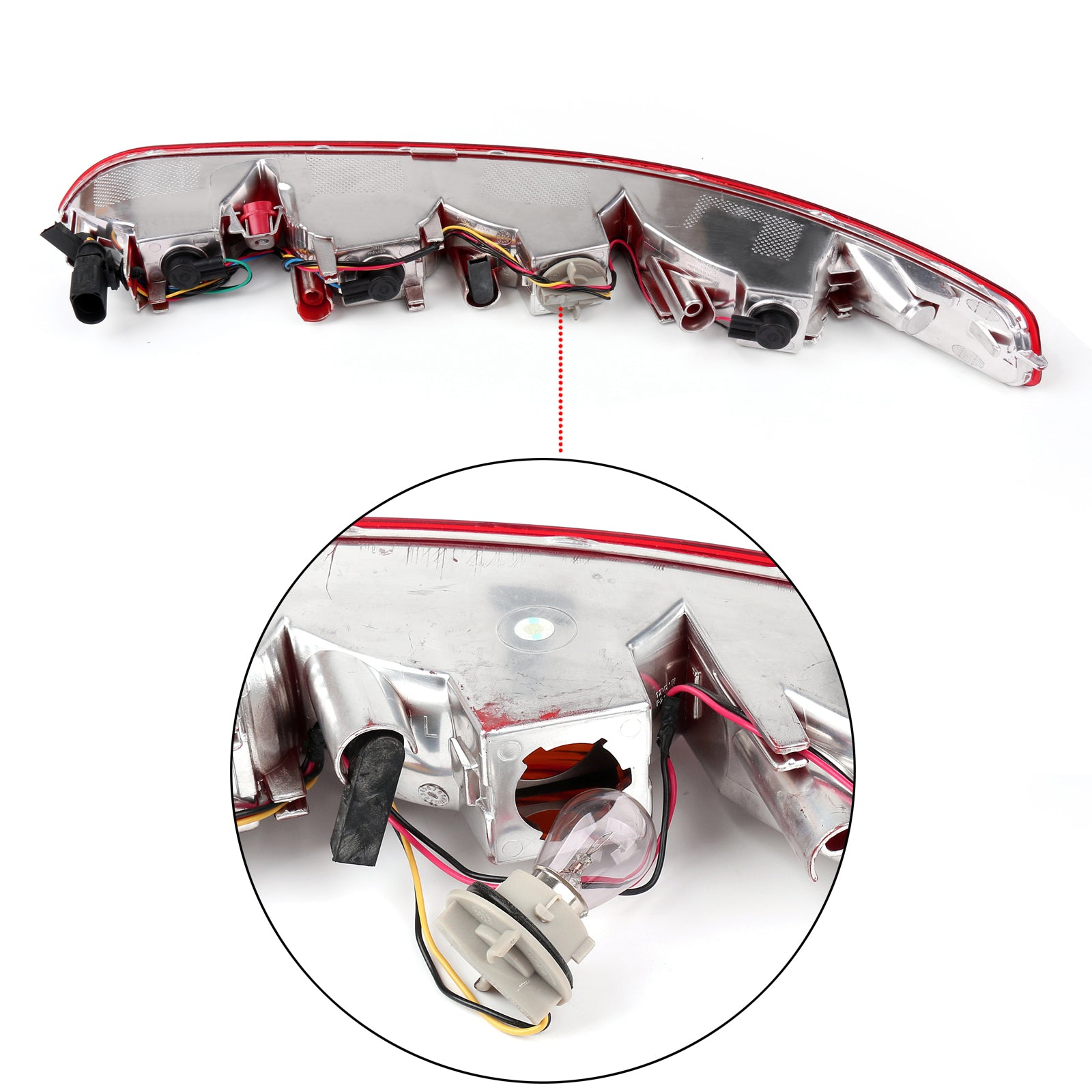 PALASER 2009-2015 Audi Q5 L/r Rear Lower Tail Light Reverse Lamp Bumper Light - Image 11