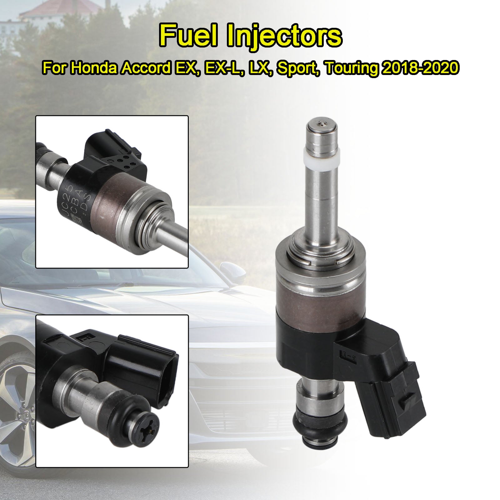 PALASER 2018-2020 Honda Accord Ex Ex-l Lx Sport Touring 160105PA305 Fuel Injectors 16010-5PA-305 - Image 5