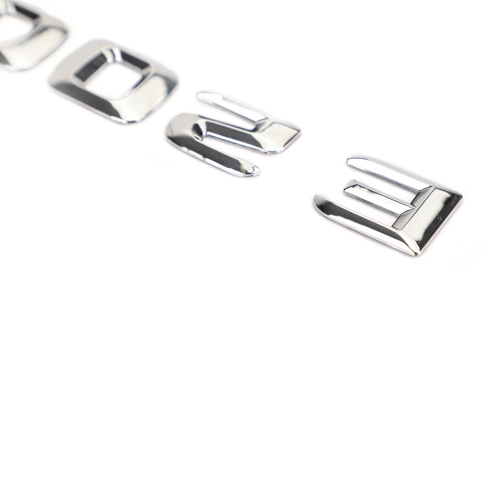 PALASER Rear Trunk Emblem Badge Nameplate Decal Letters Numbers Fit Mercedes E200 Chrome - Image 9