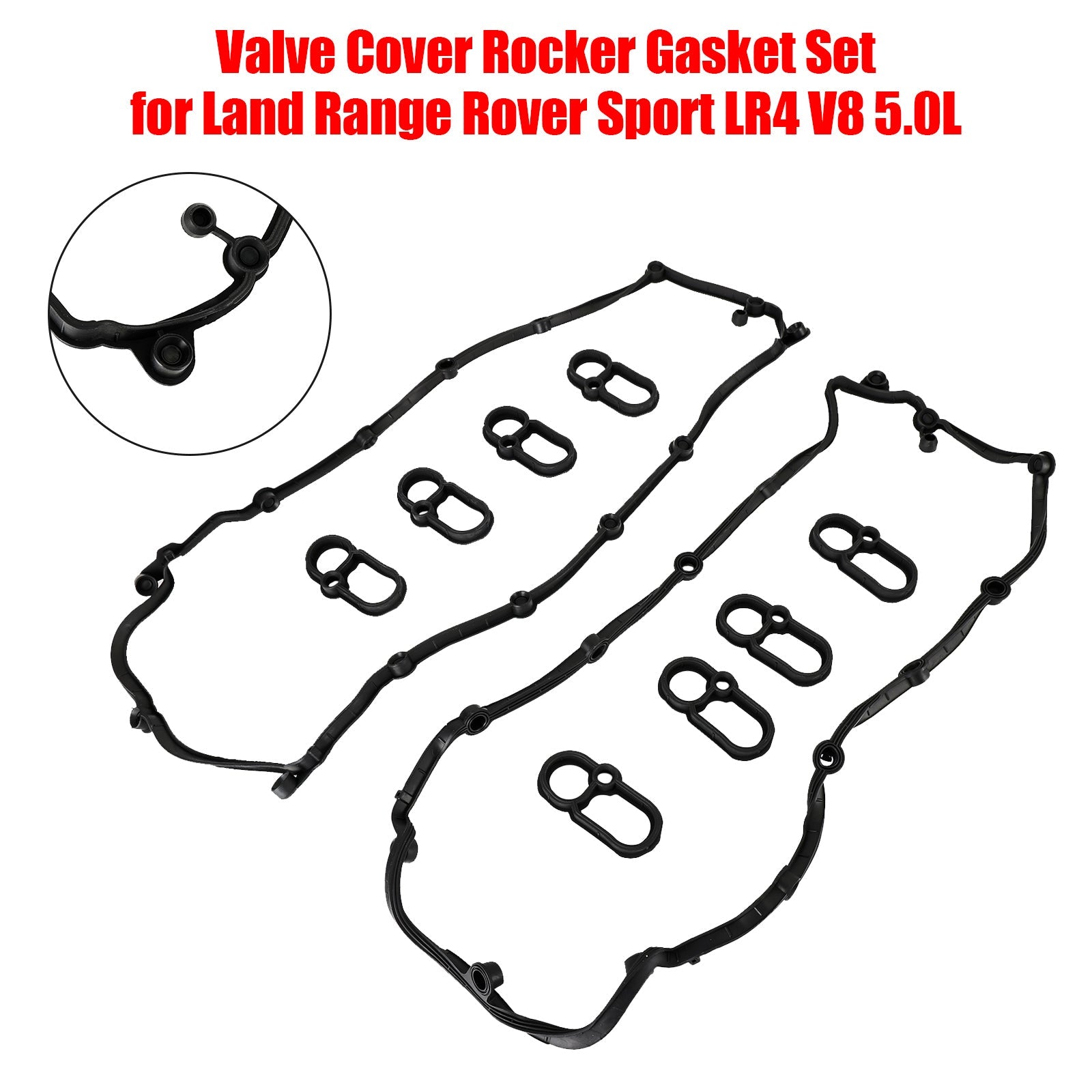 PALASER Land Rover LR4 /discovery 4 5.0L V8 Valve Cover Rocker Gasket Set LR010882 LR011220 LR010789 LR014345 - Image 4