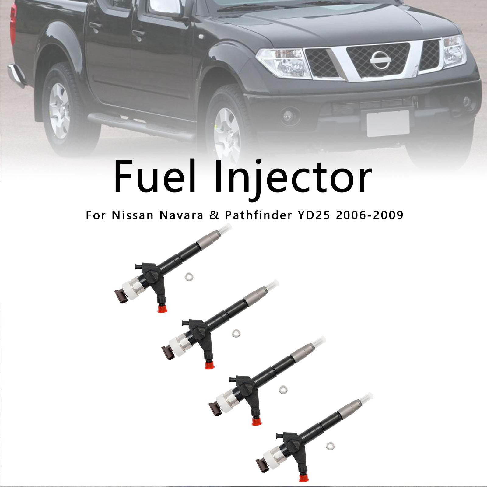 PALASER Nissan Navara D22 D40 Pathfinder Diesel 4Pcs Fuel Injector 095000-6250 16600-EB70A - Image 4