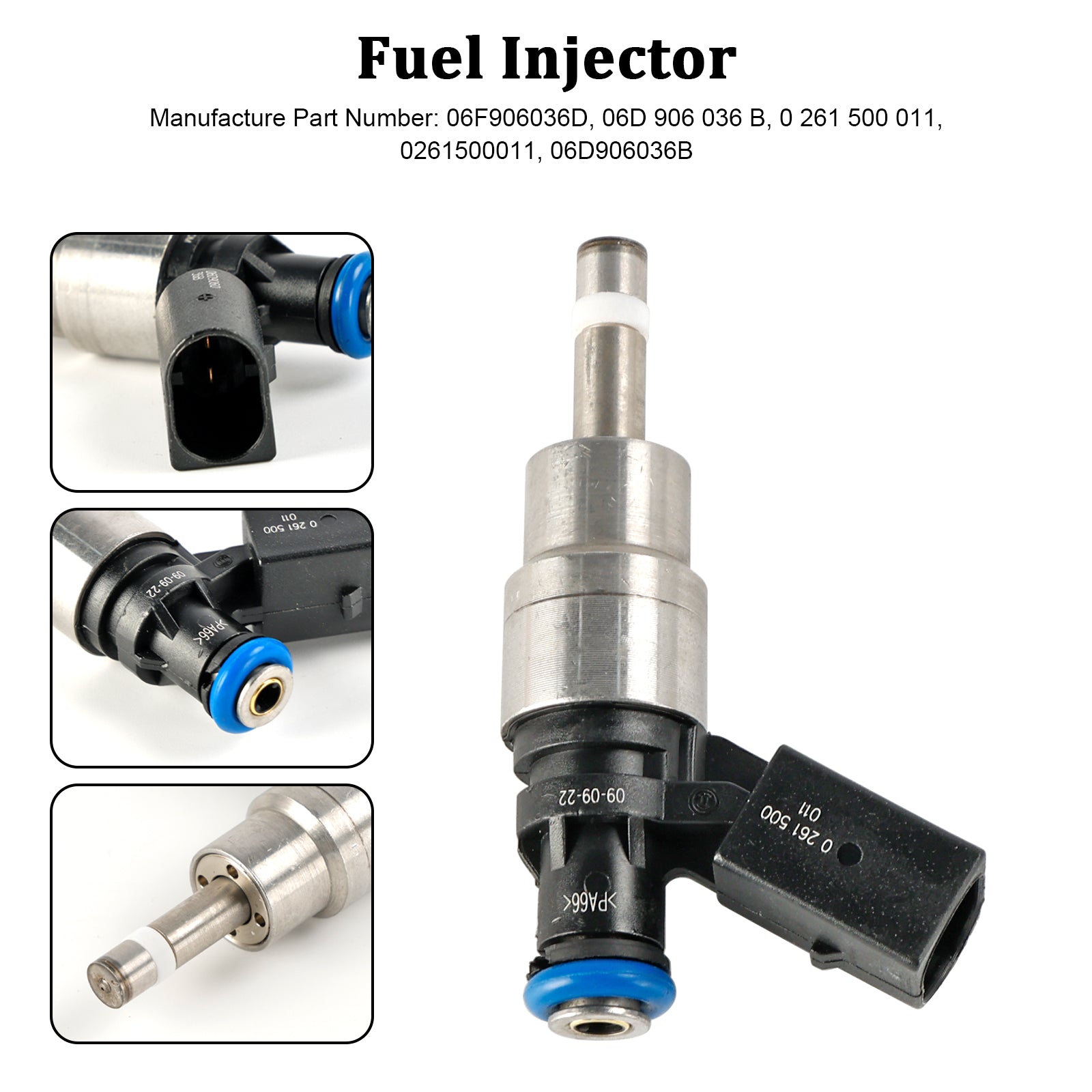 PALASER 2004-2008 Audi A3 2.0T Fuel Injector 0261500011 06F906036D - Image 7
