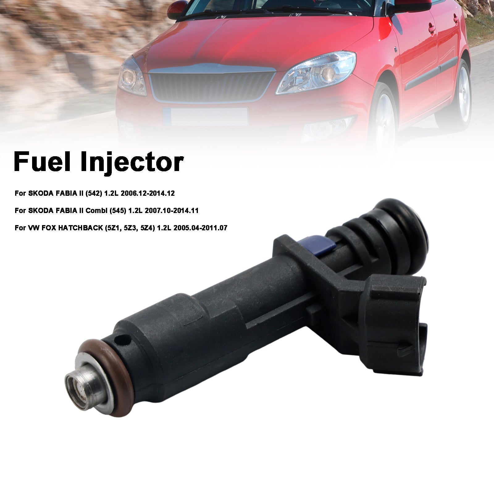 PALASER 2006.12-2014.12 Skoda Fabia Ii 1.2L Fuel Injectors 03D906031G - Image 4