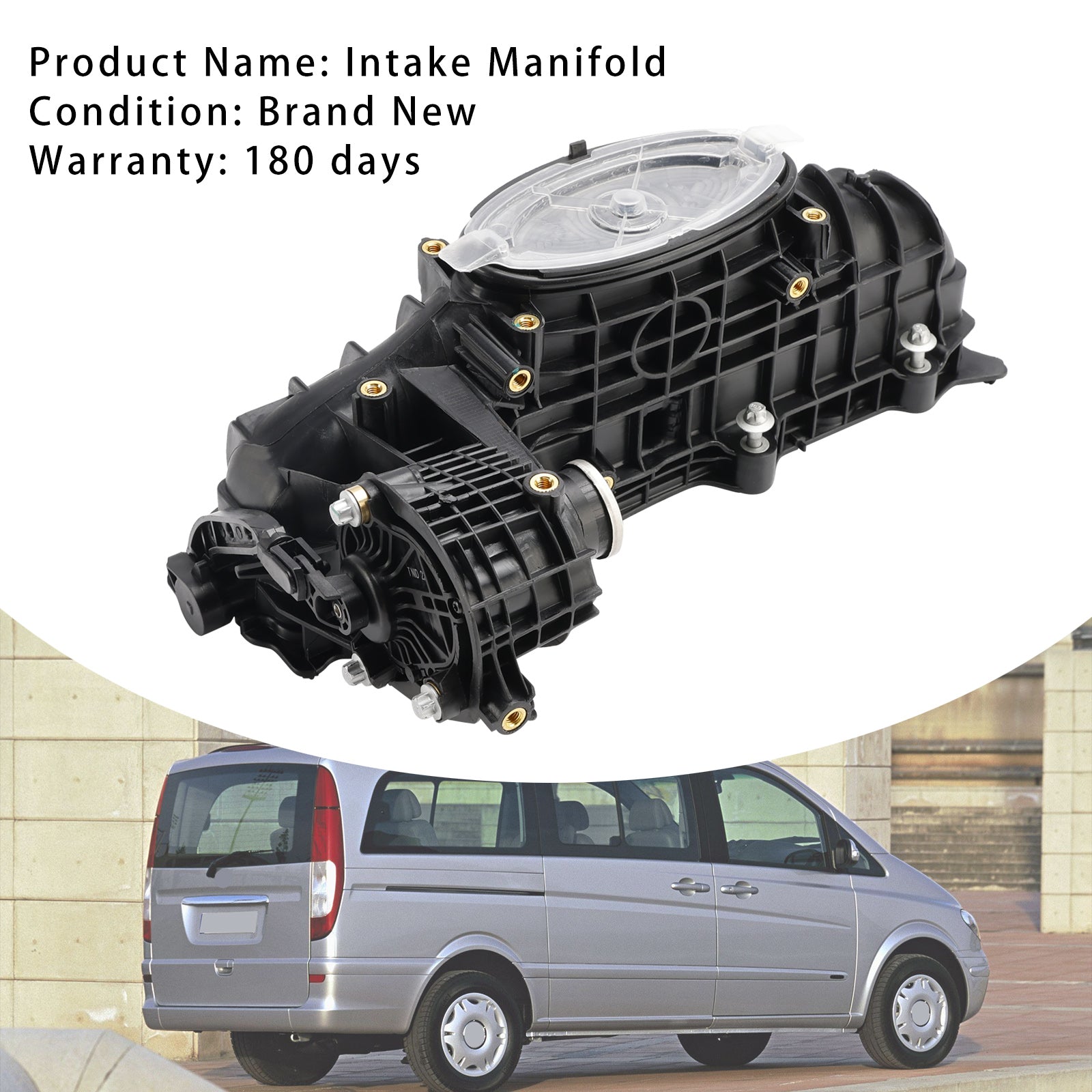 PALASER 2008-2015 Mercedes Benz Glk X204 EEP/ME/253 Inlet Manifold W/ Actuator Motor A6510904937 - Image 4