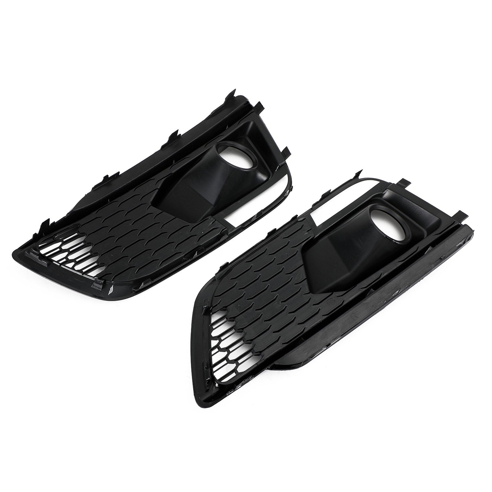 PALASER 2018-20 RSQ5 Audi Q5 SQ5 Suv Black Front Honeycomb Fog Lamp Grilles Cover - Image 11