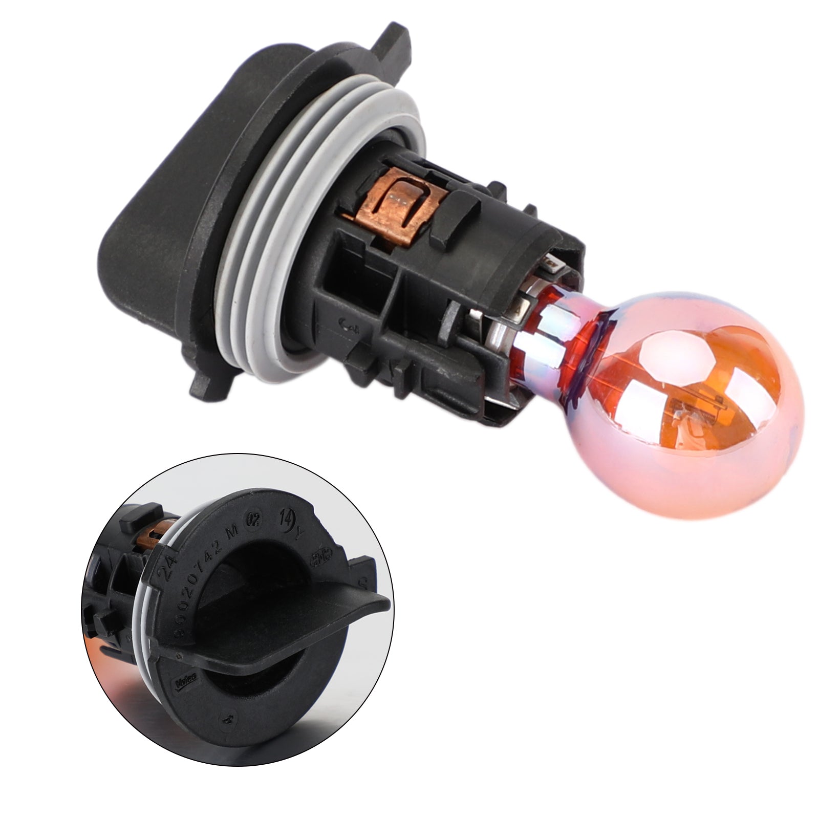 PALASER For Philips With Socket PWY24WSV 12174SV 12V24W Amber Bulb Turn Singal Light - Image 2
