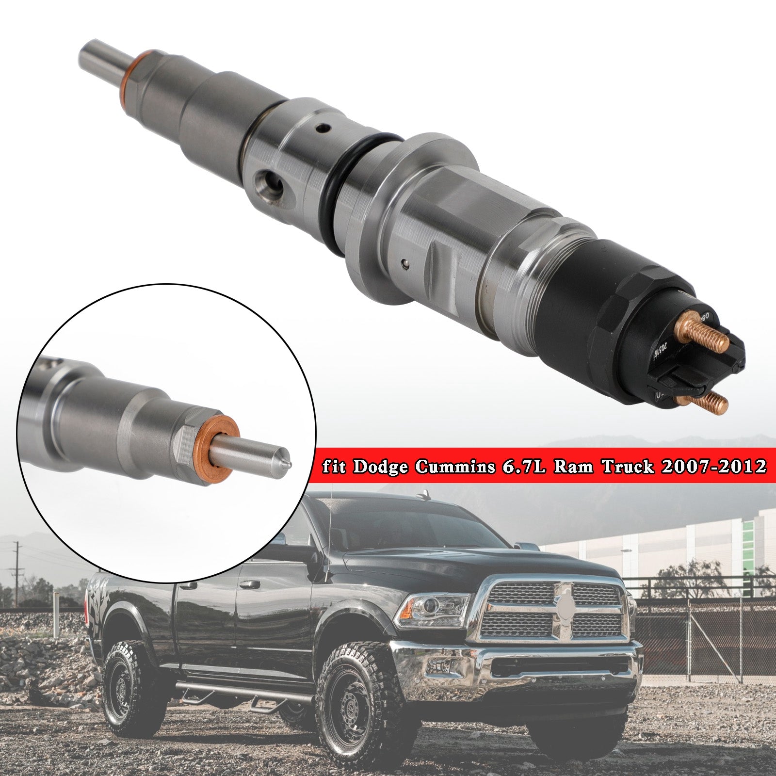 PALASER 2007-2012 Dodge Cummins 6.7L Ram Truck/pick-up Truck 1PCS Common Rail Diesel Fuel Injector 0445120050 0445120193 - Image 4