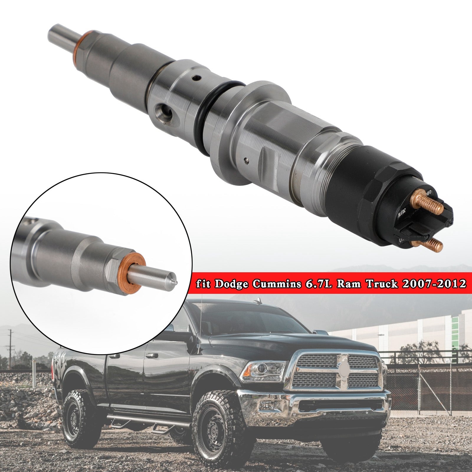 PALASER 2007-2012 Sterling Heavy Duty Truck 6.7L 1PCS Common Rail Diesel Fuel Injector 0445120050 0445120193 - Image 4