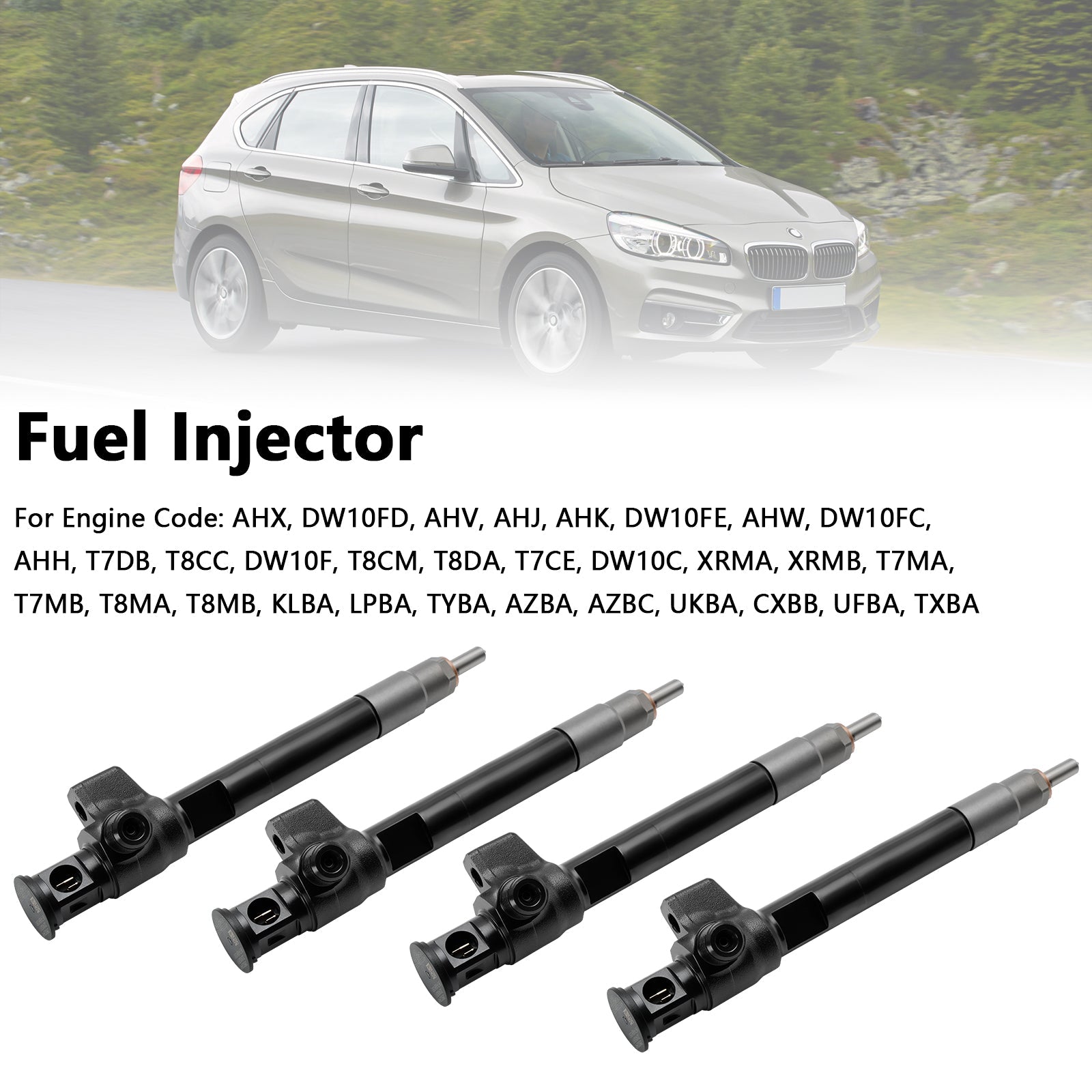 PALASER Ford Delphi Diesel 4Pcs Fuel Injector 28388960 9674984080 28602948 - Image 4