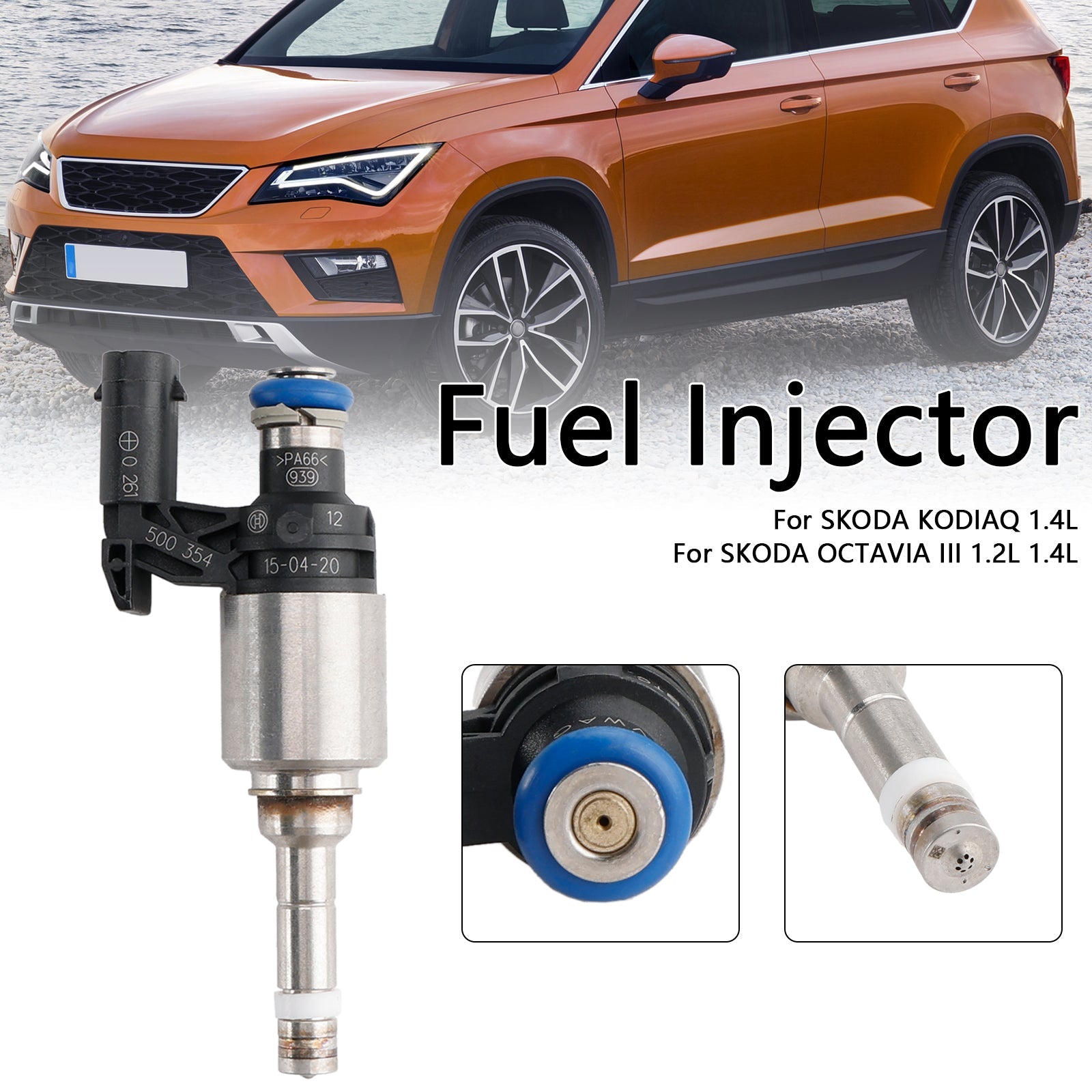 PALASER Volkswagen Beetle Golf Jetta Tiguan 1Pcs Fuel Injector 04E906036Q 0261500374 - Image 3
