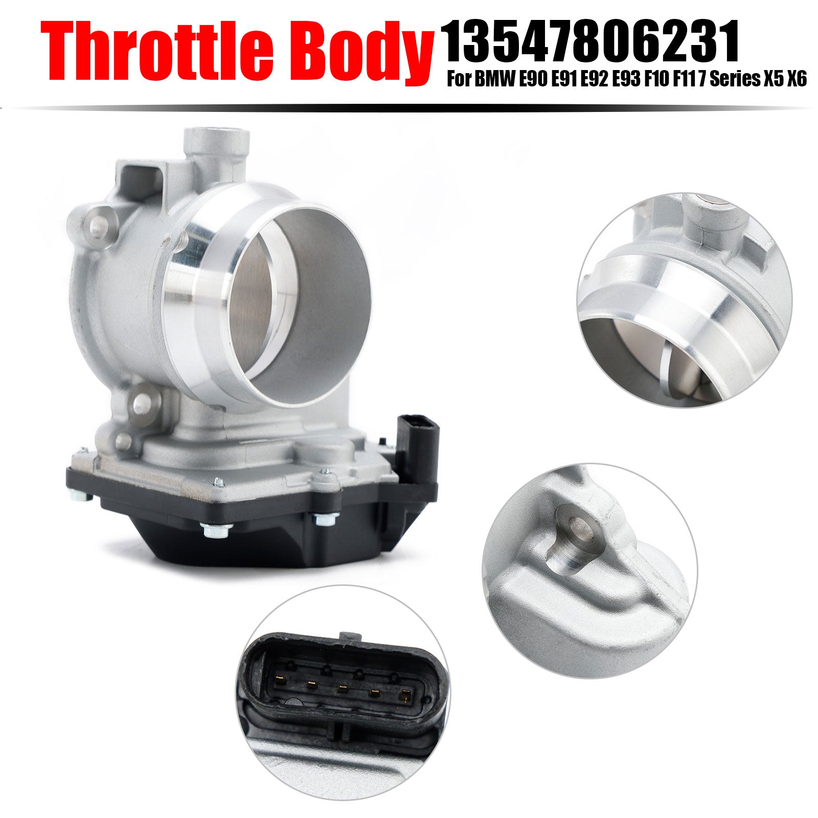 PALASER 2008-2010 BMW E70 Xdrive 30d 3.0L M57 D30 (306D3) Suv Throttle Body 13547806231 - Image 3