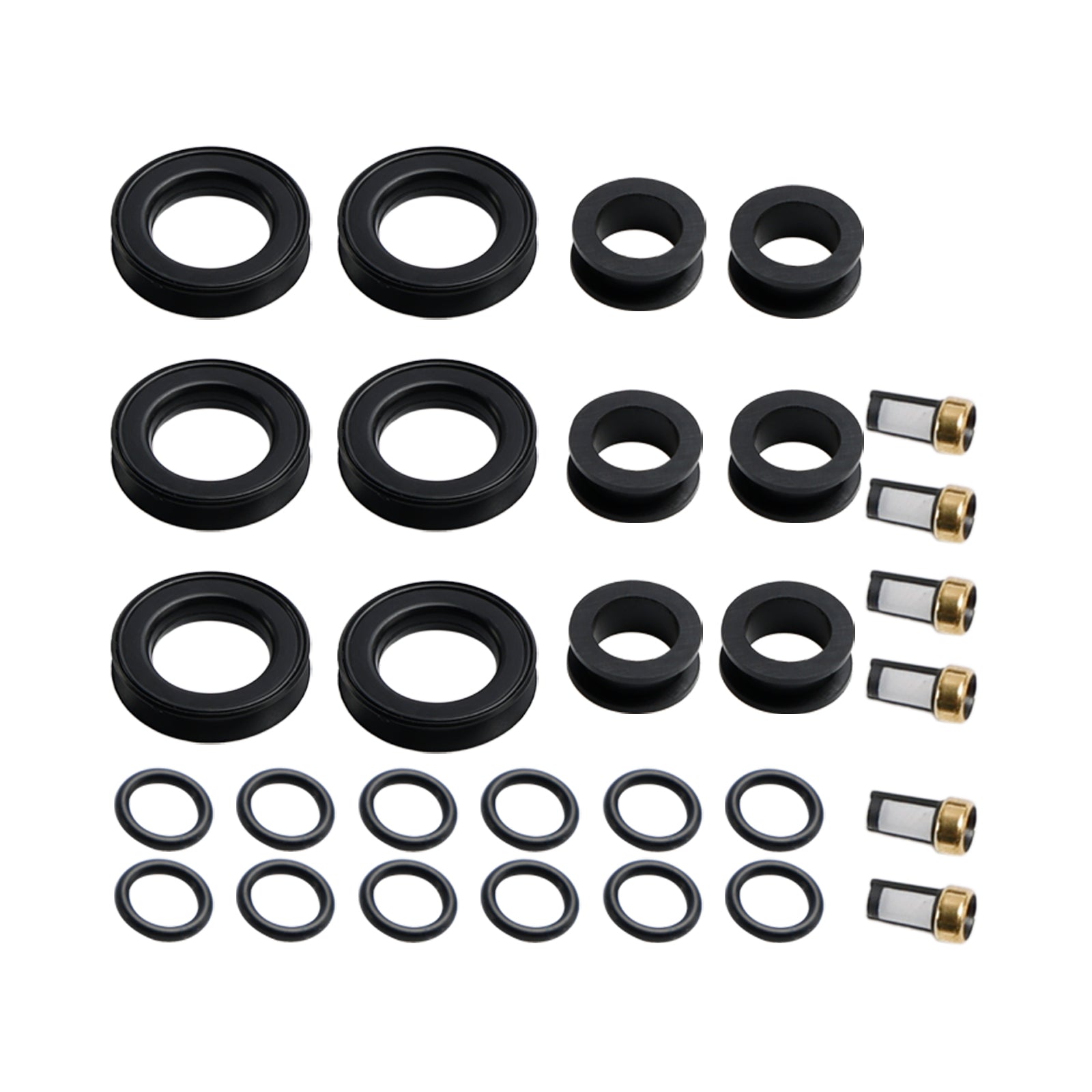 PALASER 1998 Toyota Supra 3.0L I6 Fuel Injector Repair Kit 23250-46090 842-12268