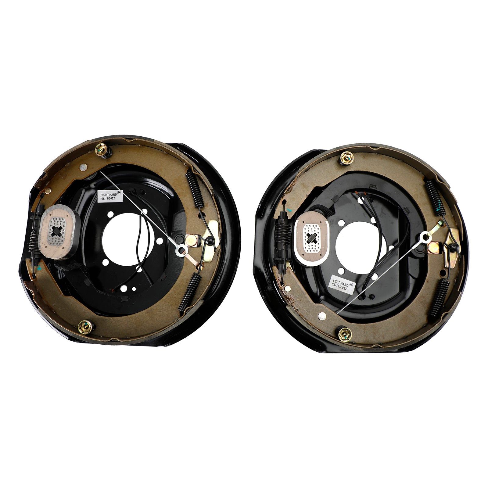 PALASER Electric Trailer Brake Kit-Self-Adjusting-12"-Left/Right Hand Assemblies 5.2K-7K