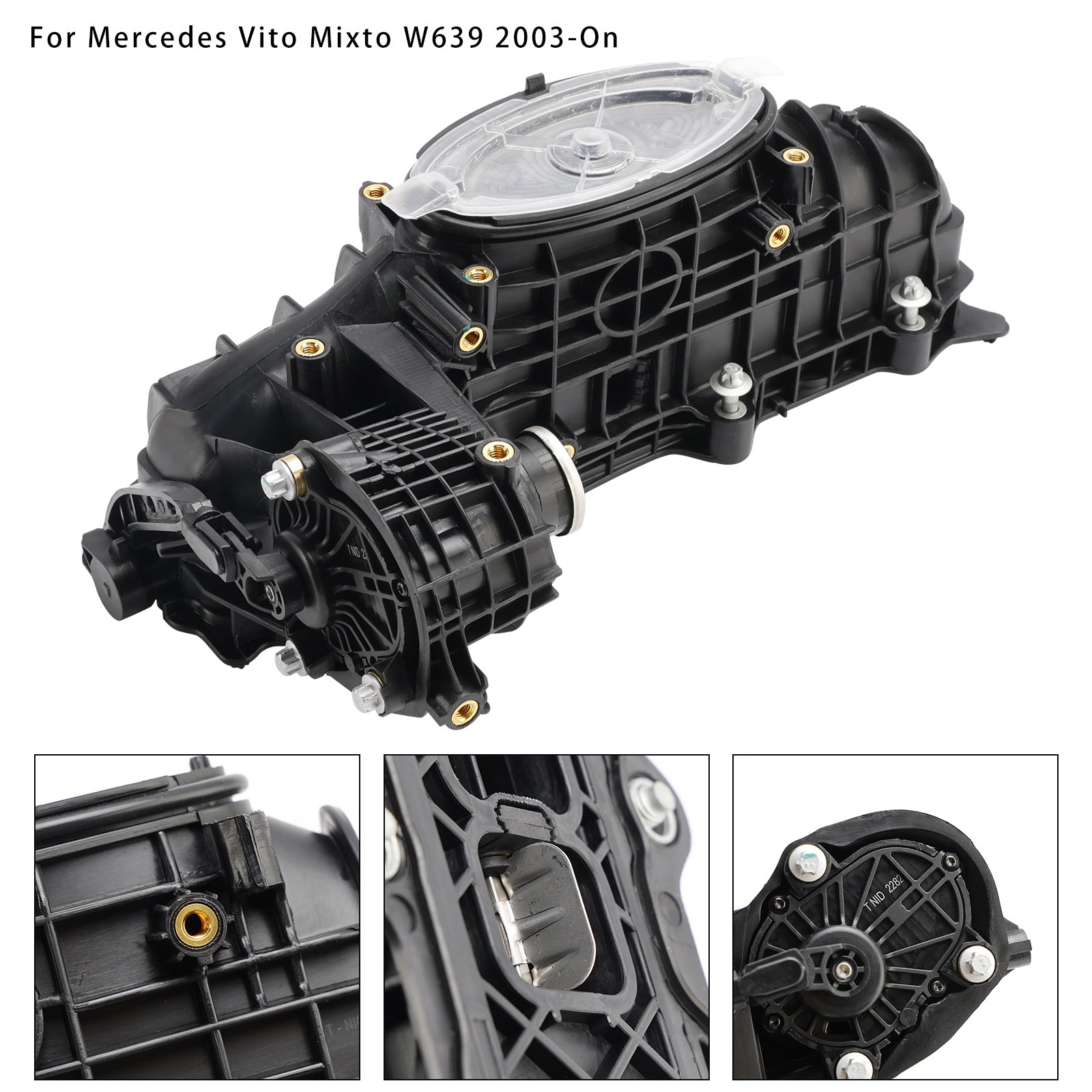 PALASER 2003-On Mercedes Benz Viano Vito Minibus Mixto W639 EEP/ME/253 Inlet Manifold W/ Actuator Motor A6510904937 - Image 7