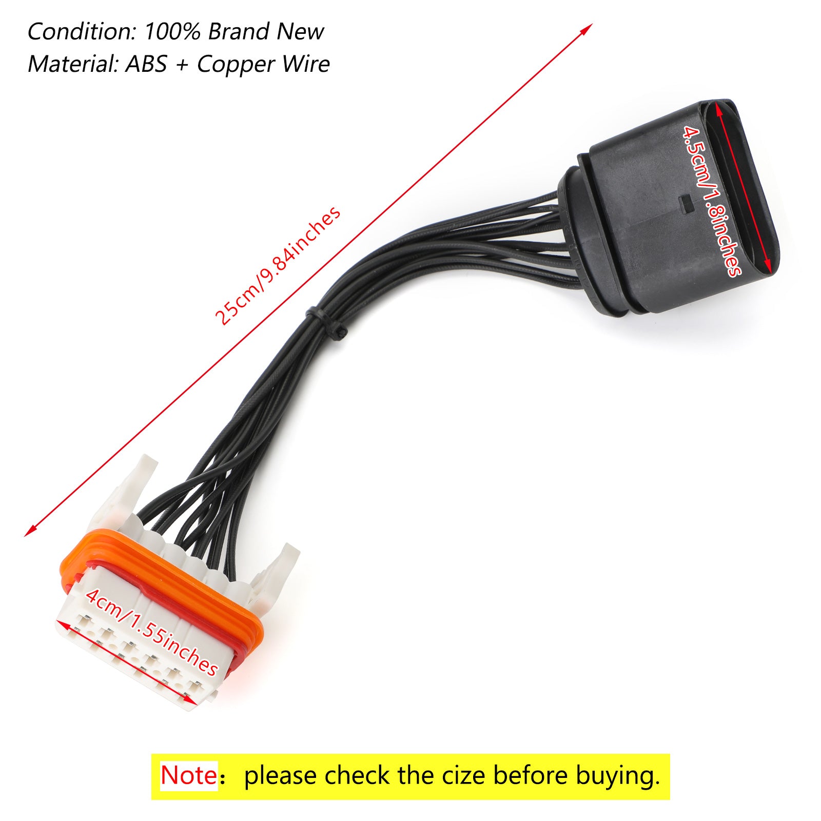 PALASER Headlight Wiring Harness Lamp Xenon Front Connector Fits For Porsche Cayenne - Image 3