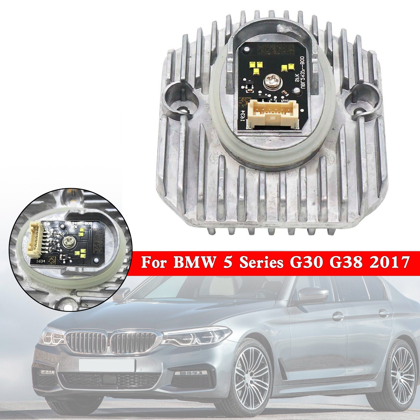 PALASER Right 63117214940 LED Drl Light Control Unit 7214940 For BMW 5 Series G30 G38 2017 - Image 2