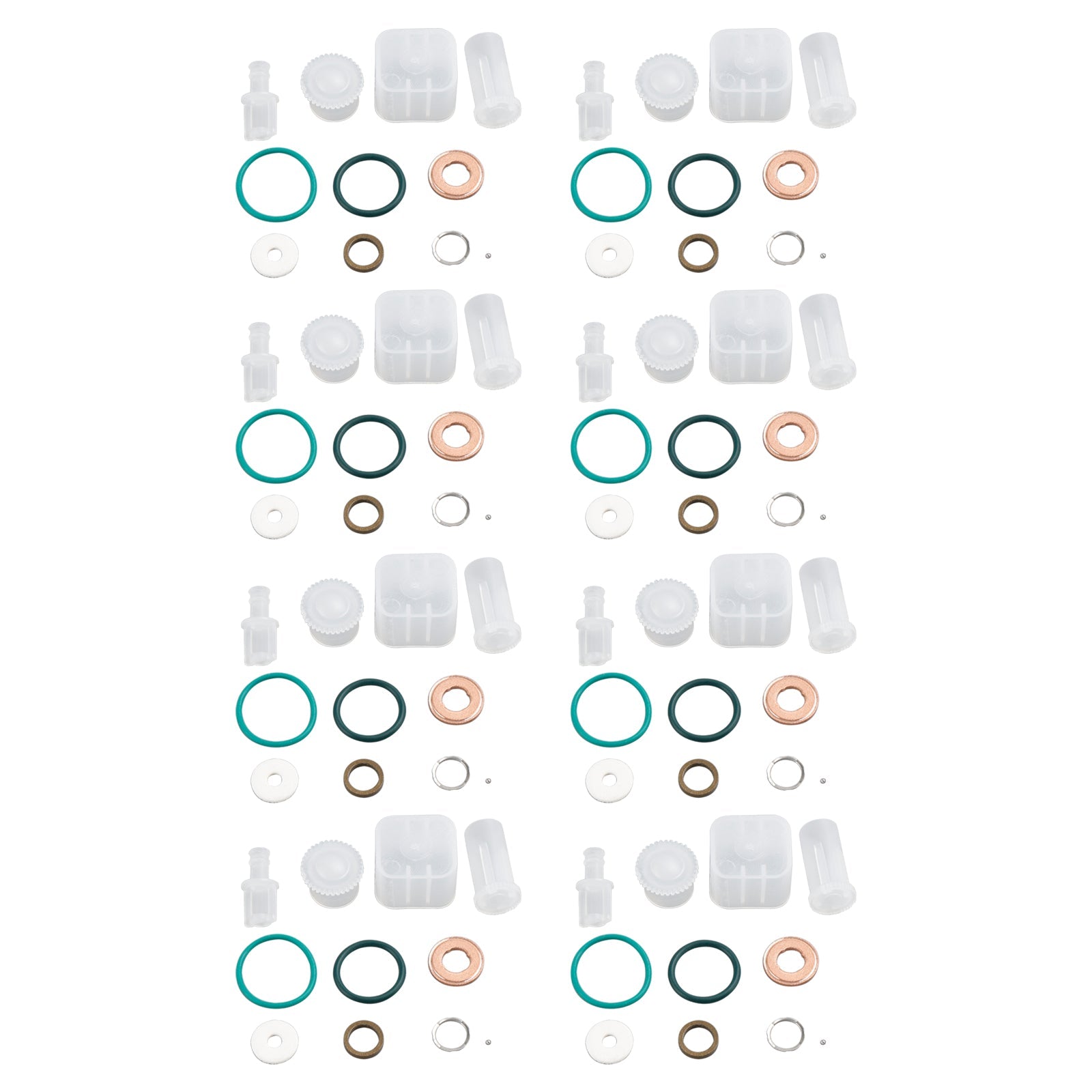 PALASER 8PCS Fuel Injector Repair Kit Fit Chevy Fit GMC Duramax 6.6L 2004-2005 Diesel - Image 11