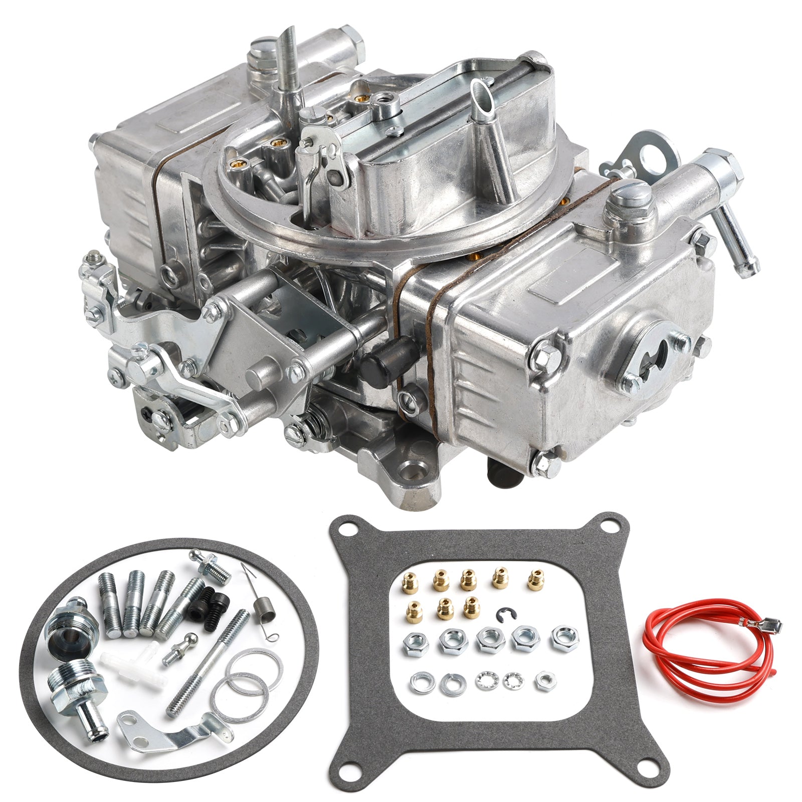 PALASER Holley Brawler Diecast Carb 4150 650CFM Carburetor Manual Choke BR-67277 - Image 2