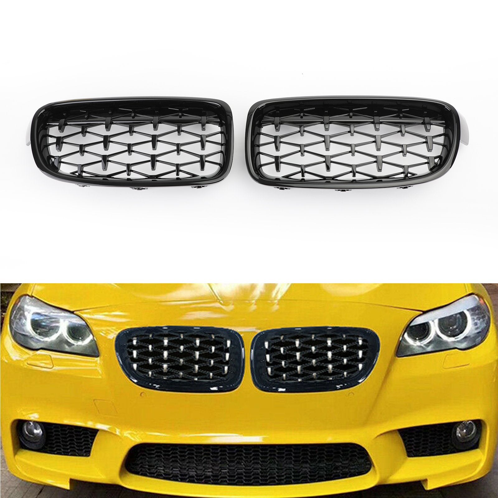 PALASER Front Kidney Grille Grills For 2012-2016 BMW F30 328i 335i - Image 11