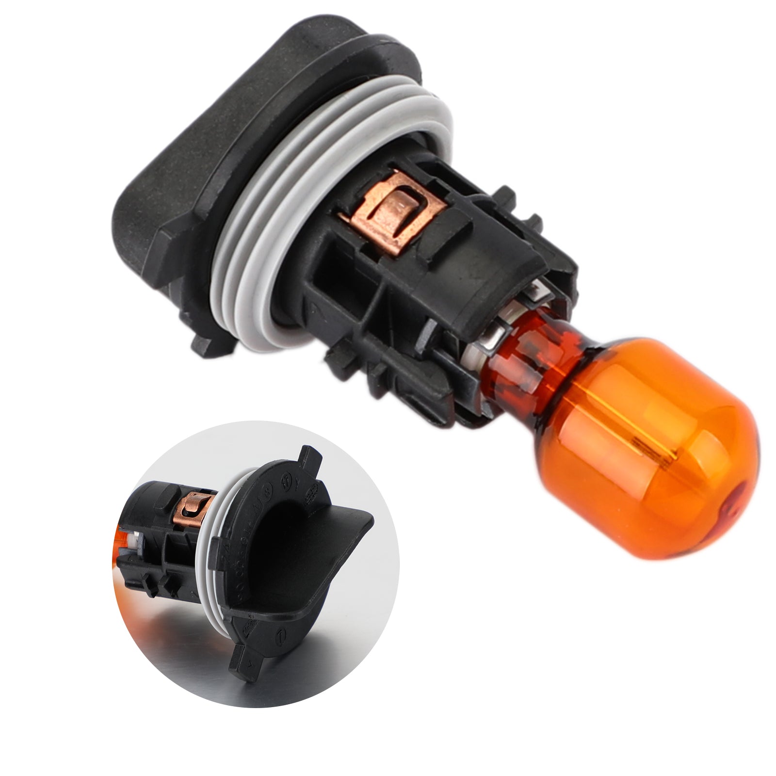 PALASER For Philips With Socket PWY24W 12174NA 12V24W Lamp Amber Bulb Turn Singal Light - Image 2