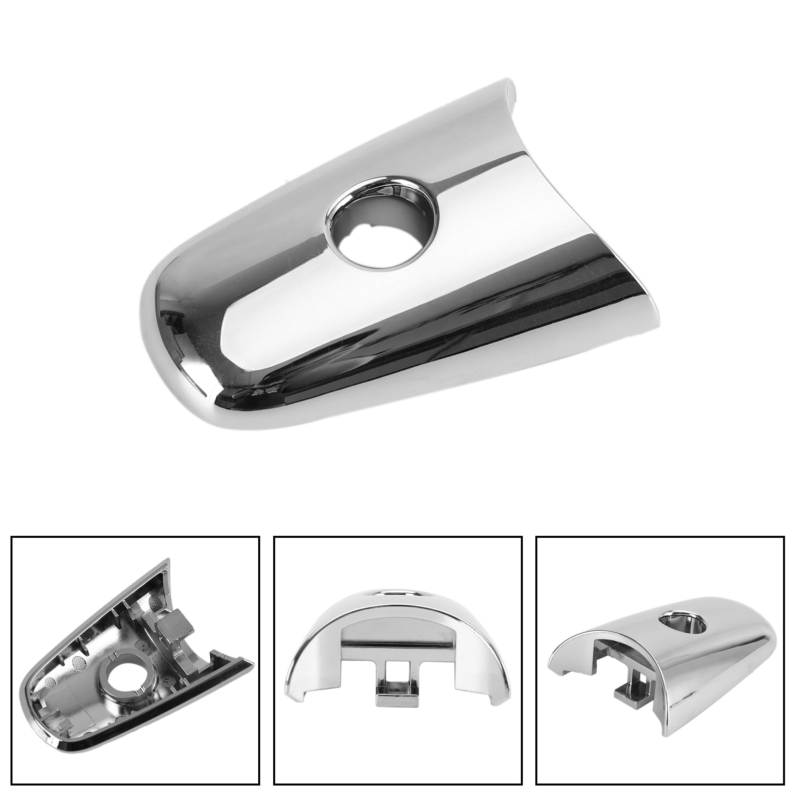 PALASER 2008-2019 Infiniti QX60 QX70 QX80 Chrome Door Handle Escutcheon 80646-1BA0A - Image 4