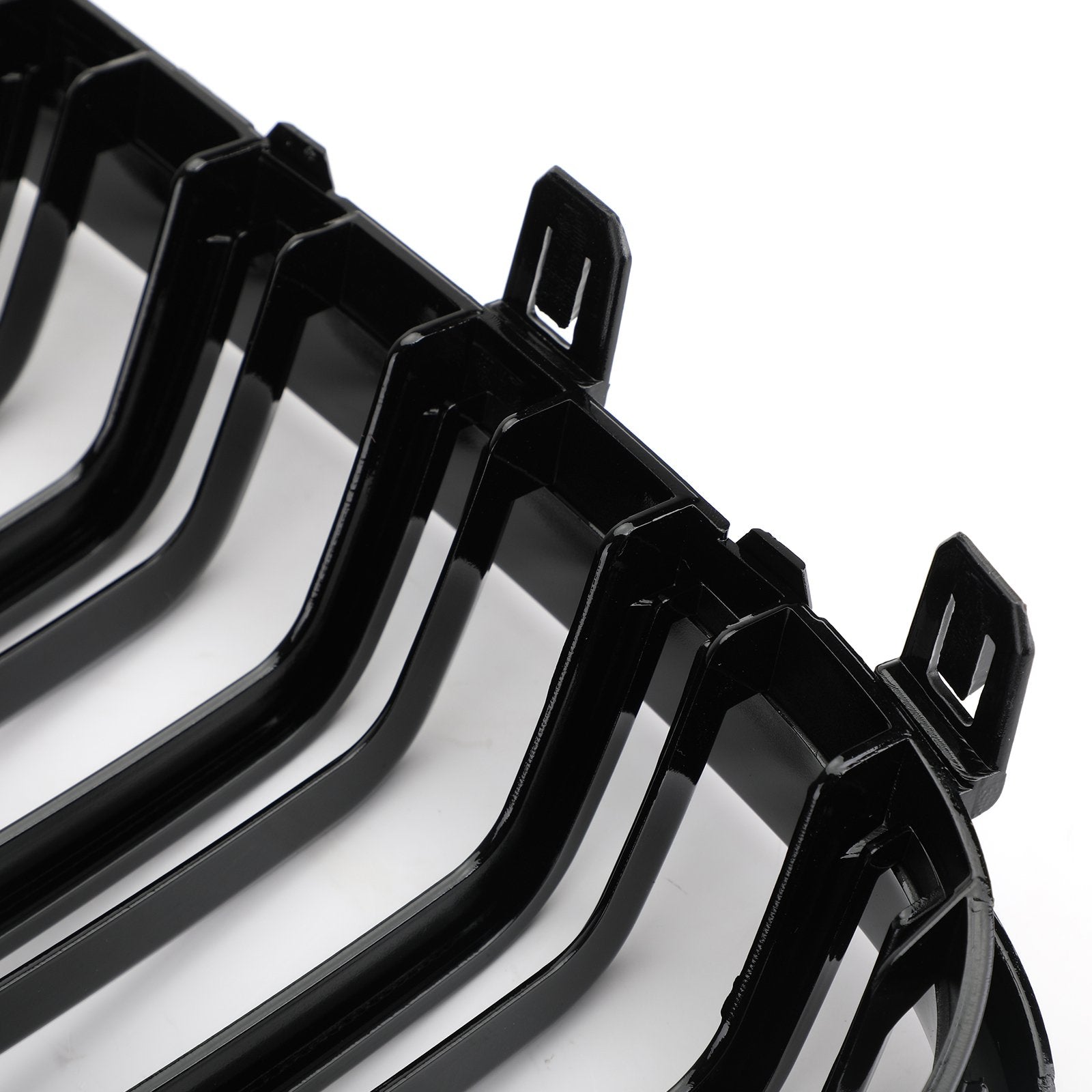 PALASER Glossy Black Front Sport Kidney Grille ABS For 2004-2009 BMW E60 E61 M5 520i 530i - Image 4