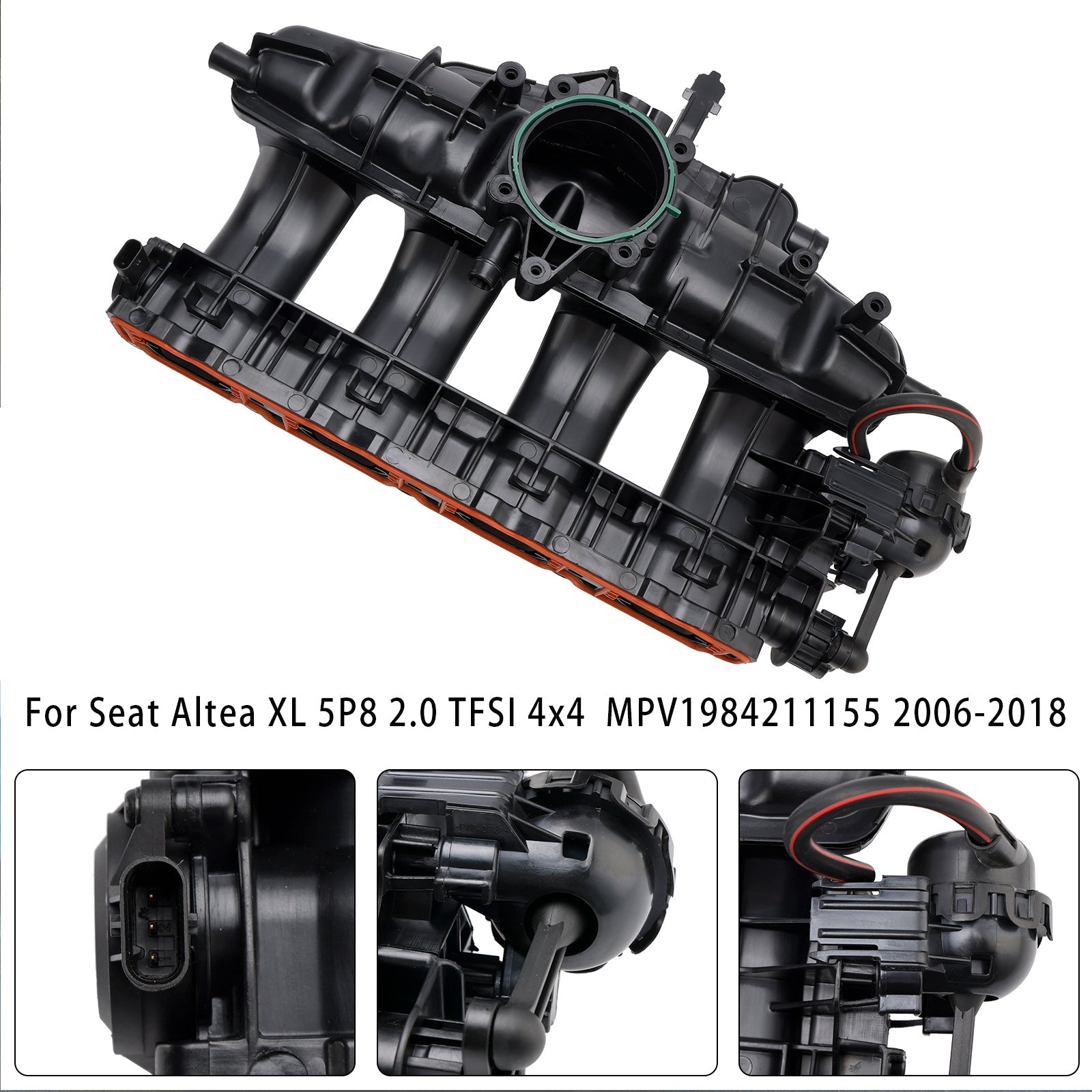 PALASER 2010-2014 Seat Alhambra Air Inlet Intake Manifold 06J133201BD 06J133201AR - Image 6