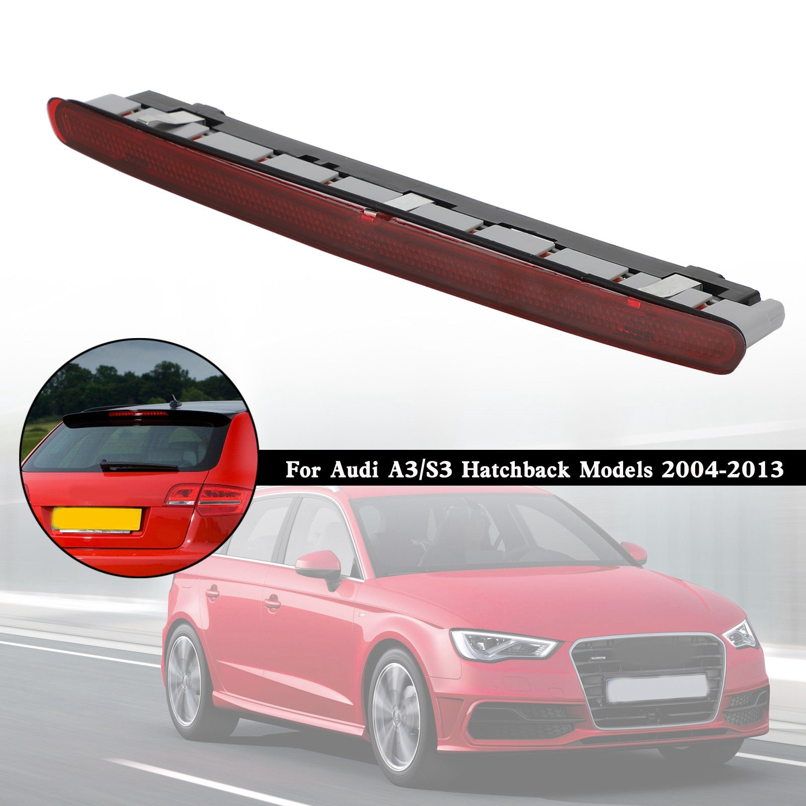 PALASER 2004-2012 Audi A3/S3 3 Door Hatchback Third Brake Light 8P3945097 - Image 6