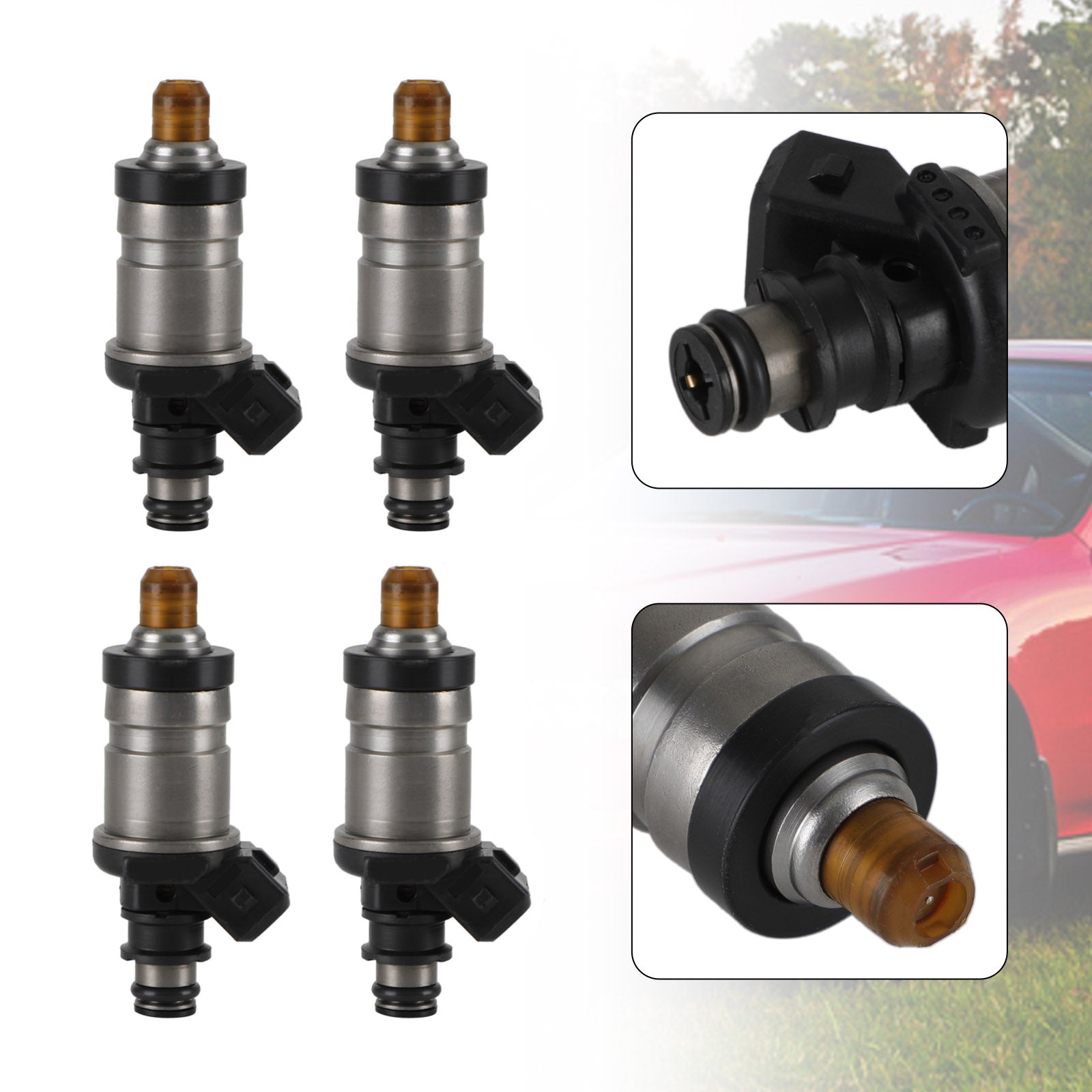 PALASER 1993-1996 Honda Prelude 2.2L L4 Fuel Injectors 06164-P0F-000 FJ267 842-12113 06164-P0F-000 FJ265 - Image 4