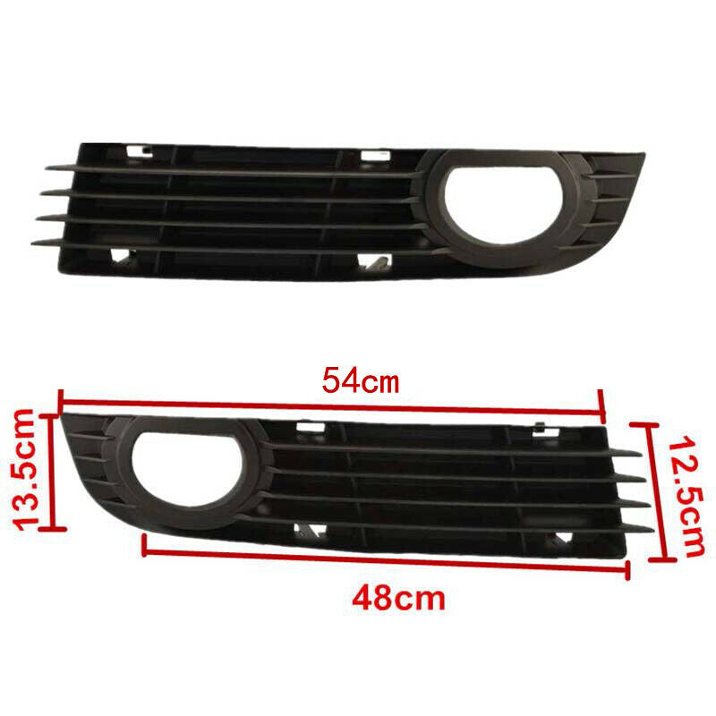 PALASER Front Grille Lower Fog Light Bumper Grill Left Right Pair For Audi A8 Quattro 06 07 08 4.2L 6.0L - Image 2