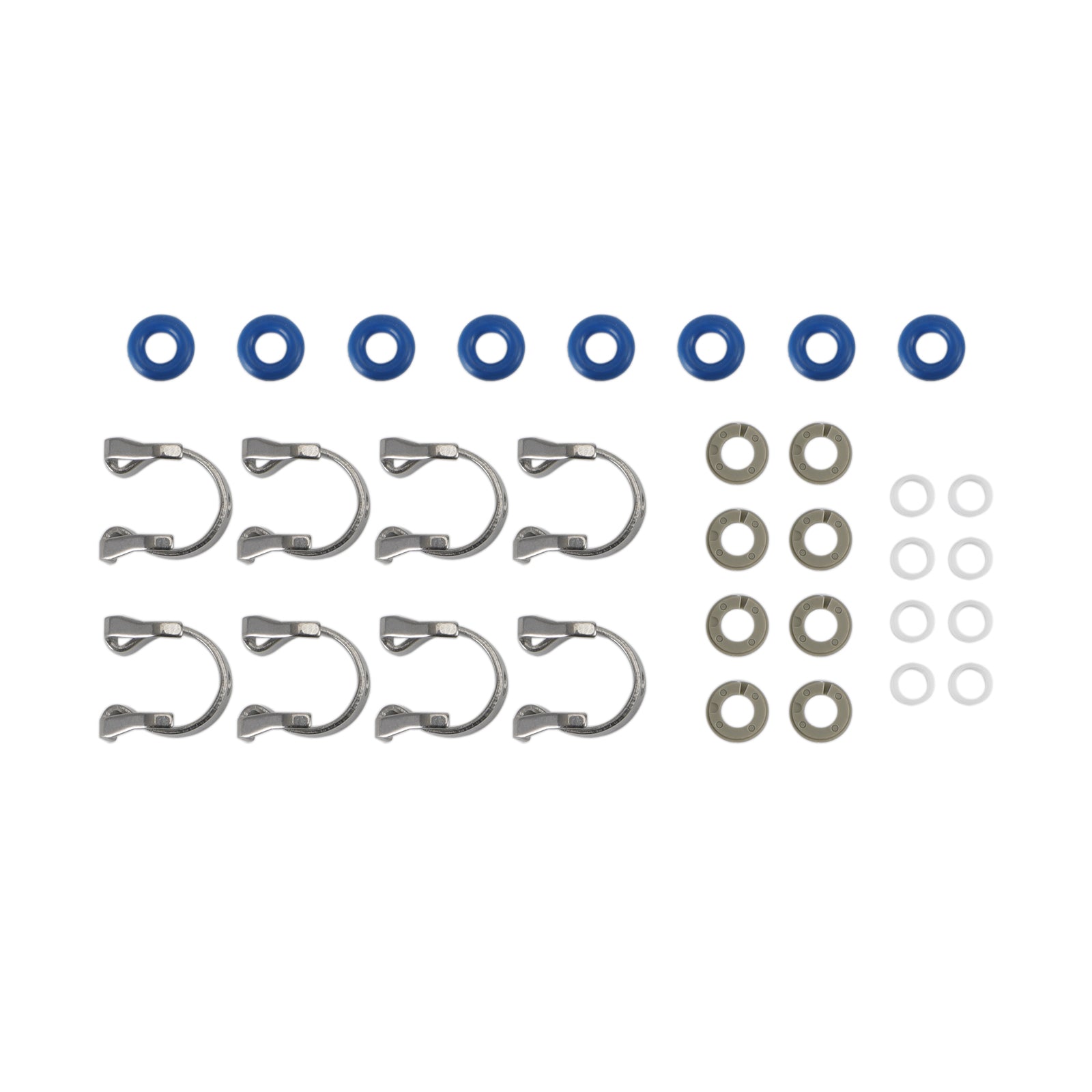 PALASER 8PCS Fuel Injectors Repair Seal Kit 0261500105 FJ1161 For Jaguar/range Rover 5.0L V8